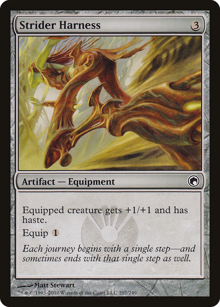 Strider Harness — Scars of Mirrodin — Magic: The Gathering