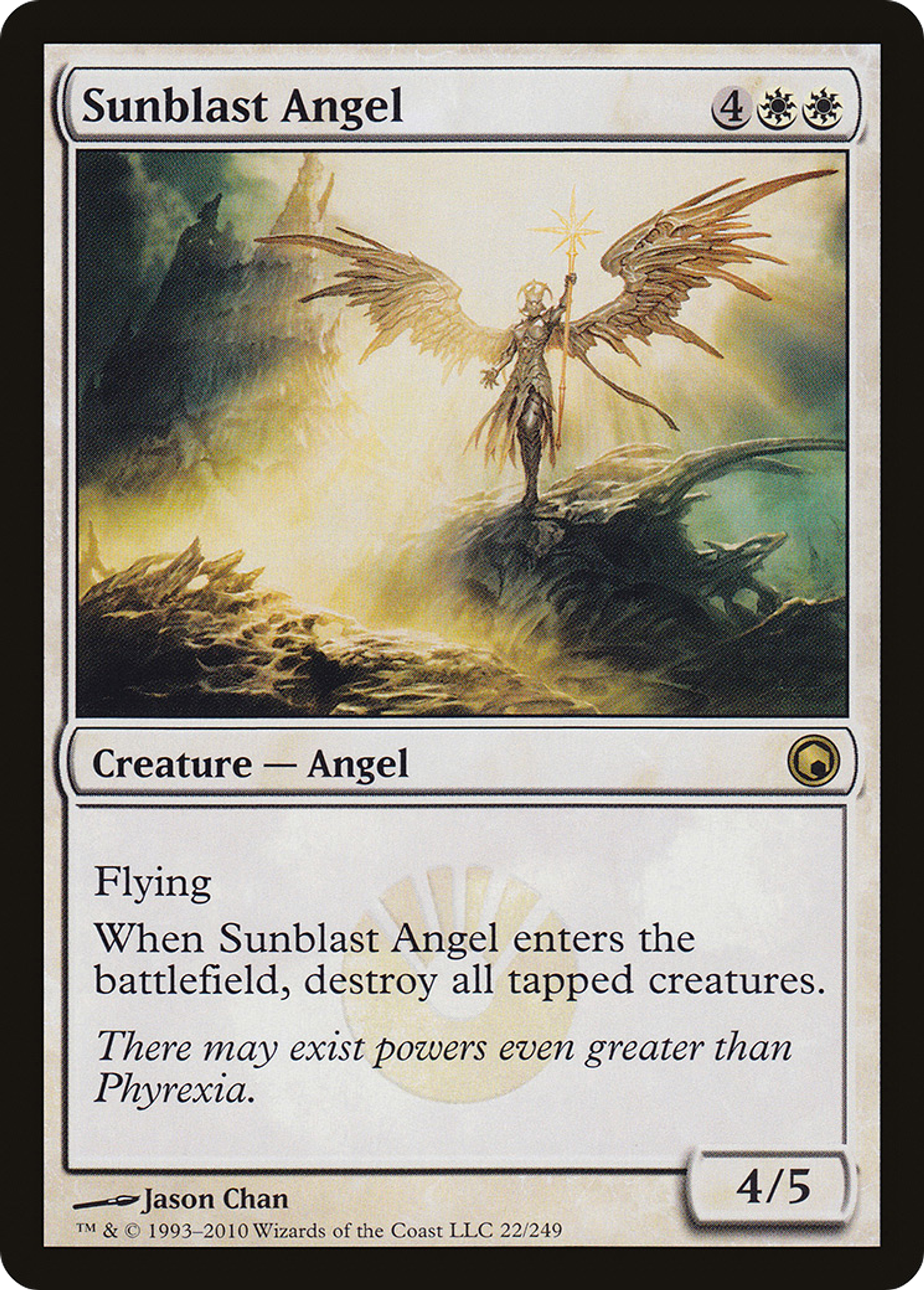Sunblast Angel — Scars of Mirrodin — Magic: The Gathering