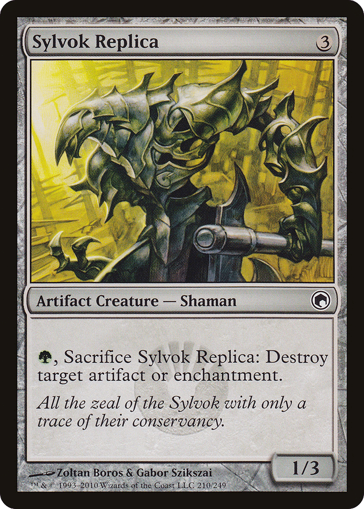 Sylvok Replica — Scars of Mirrodin — Magic: The Gathering