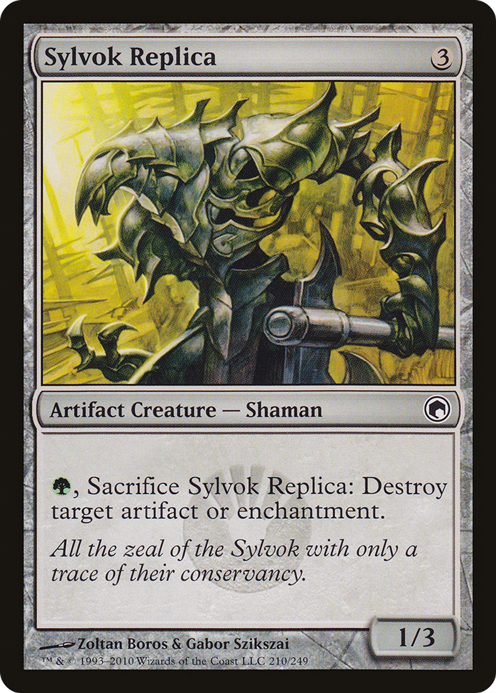 Sylvok Replica — Scars of Mirrodin — Magic: The Gathering