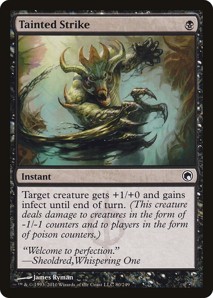 Tainted Strike — Scars of Mirrodin — Magic: The Gathering