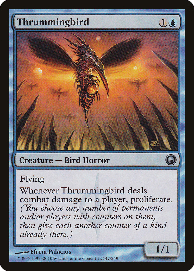 Thrummingbird — Scars of Mirrodin — Magic: The Gathering