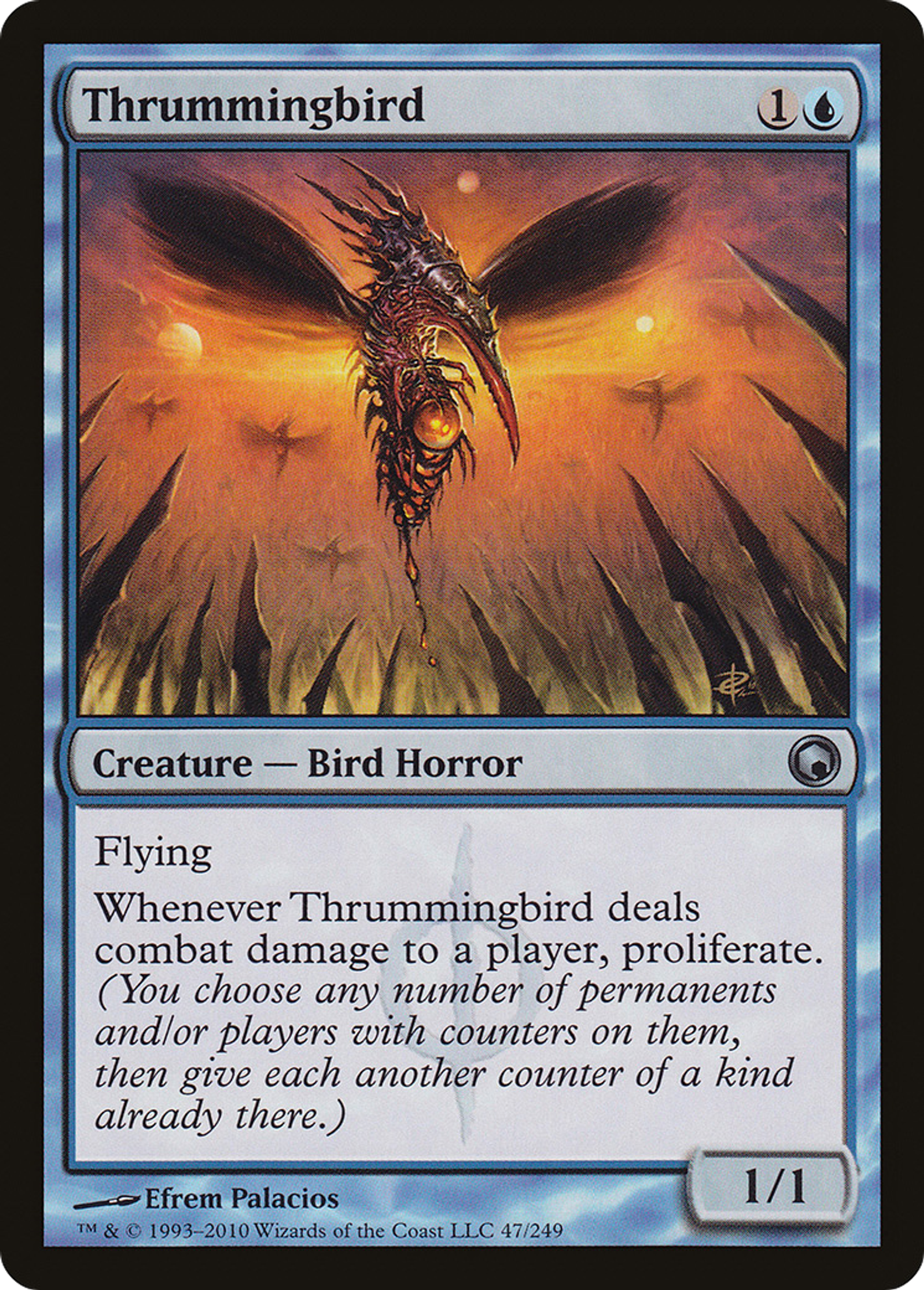 Thrummingbird — Scars of Mirrodin — Magic: The Gathering