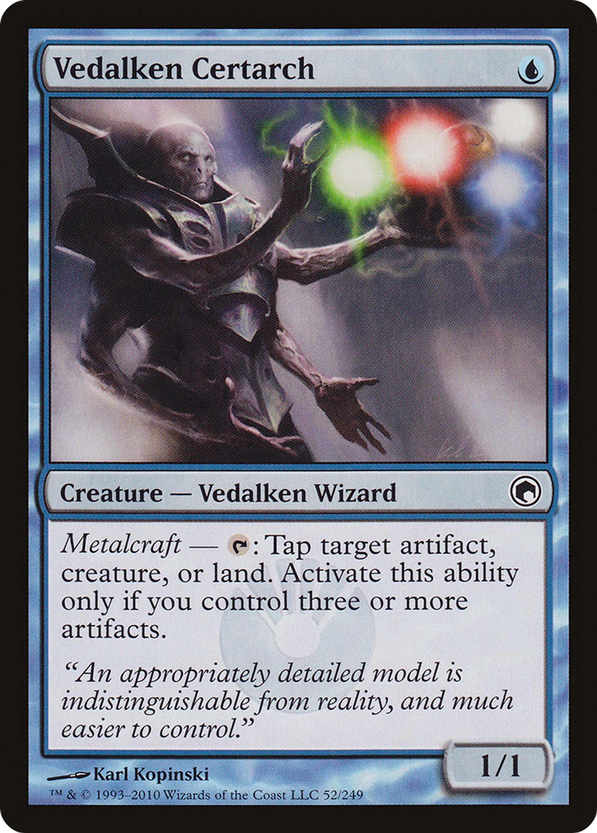 Vedalken Certarch — Scars of Mirrodin — Magic: The Gathering