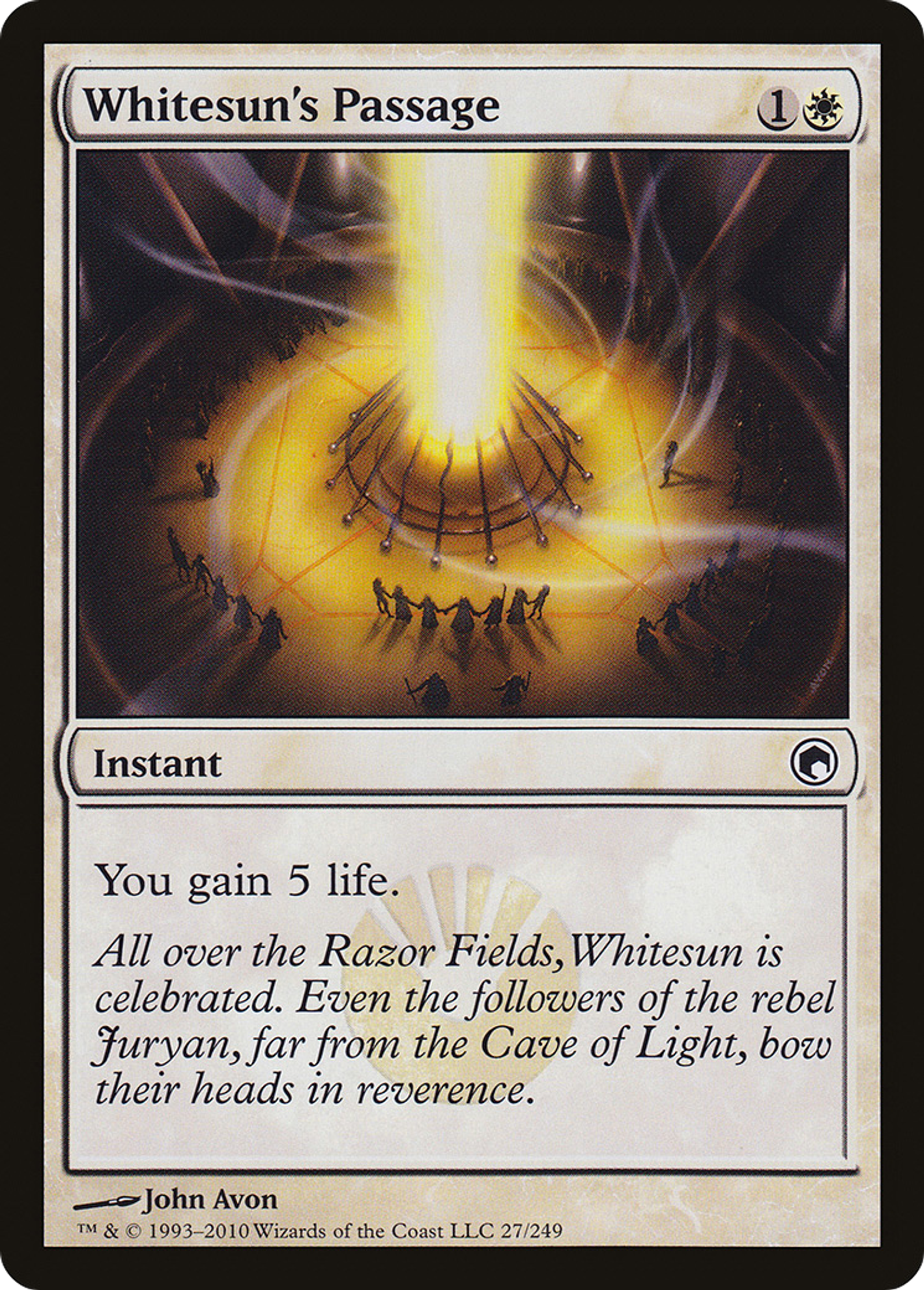 Passage de Blancsoleil — Scars of Mirrodin — Magic: The Gathering