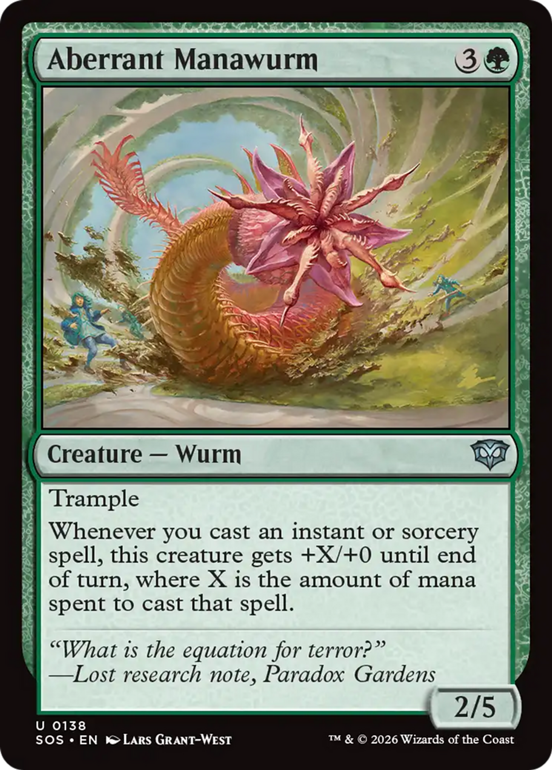 Guivre de mana aberrante — Secrets of Strixhaven — Magic: The Gathering