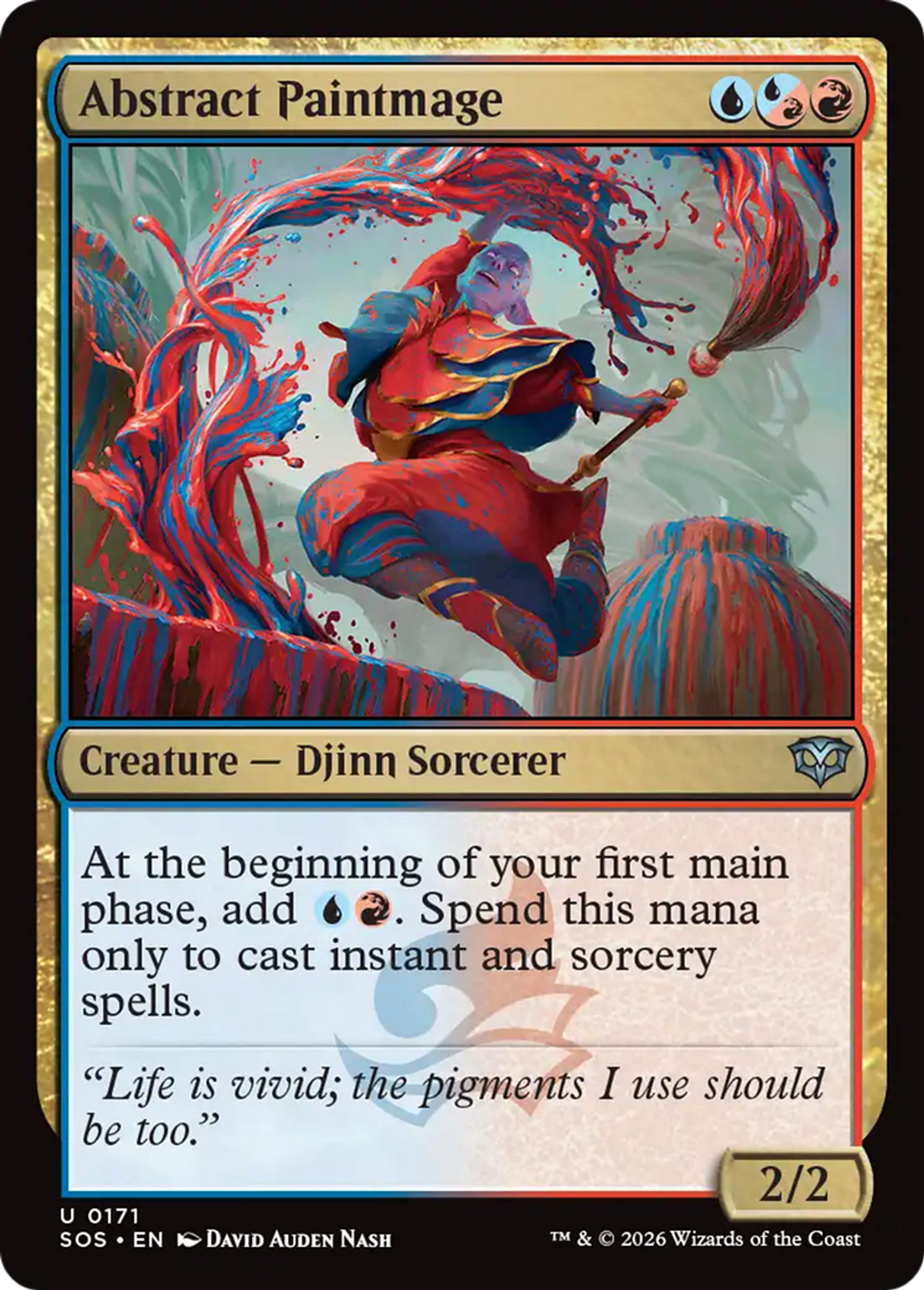 Abstract Paintmage — Secrets of Strixhaven — Magic: The Gathering