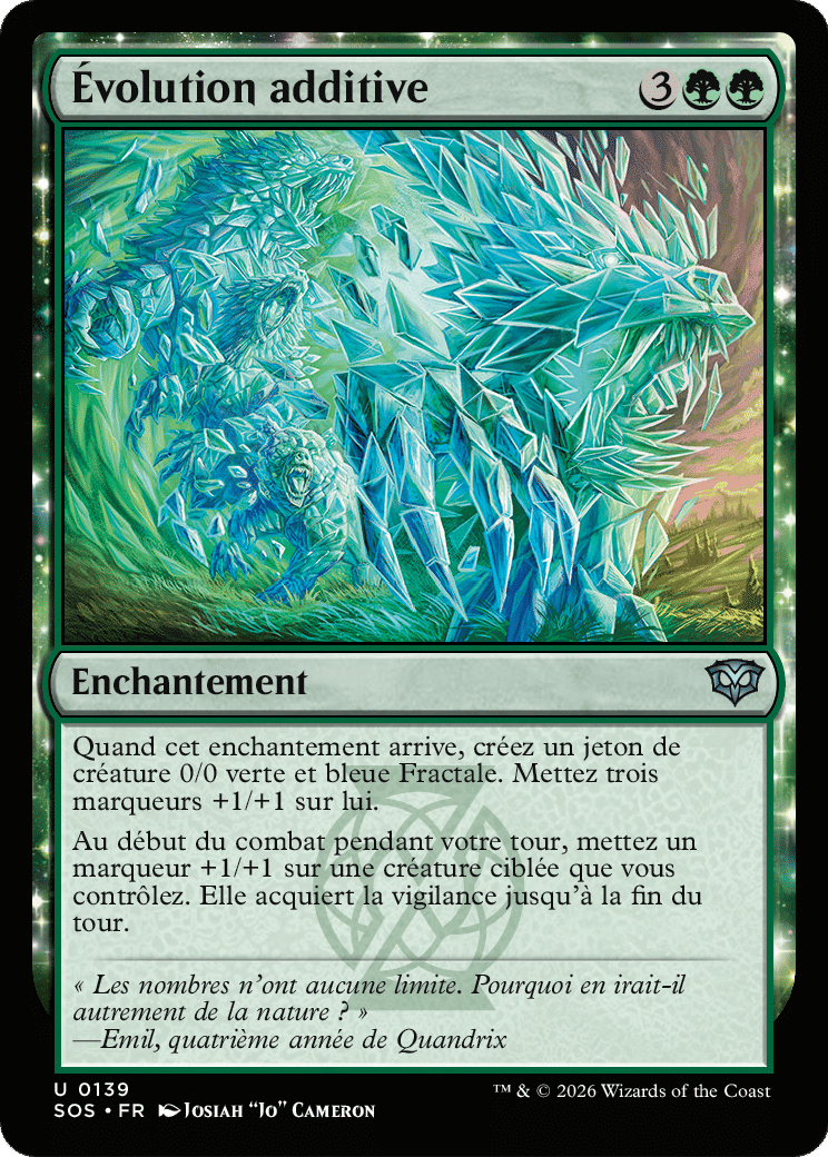 Évolution additive — Secrets of Strixhaven — Magic: The Gathering