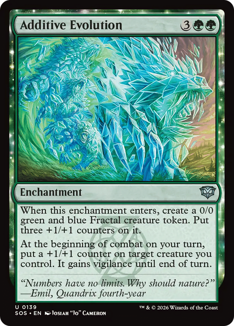 Additive Evolution — Secrets of Strixhaven — Magic: The Gathering