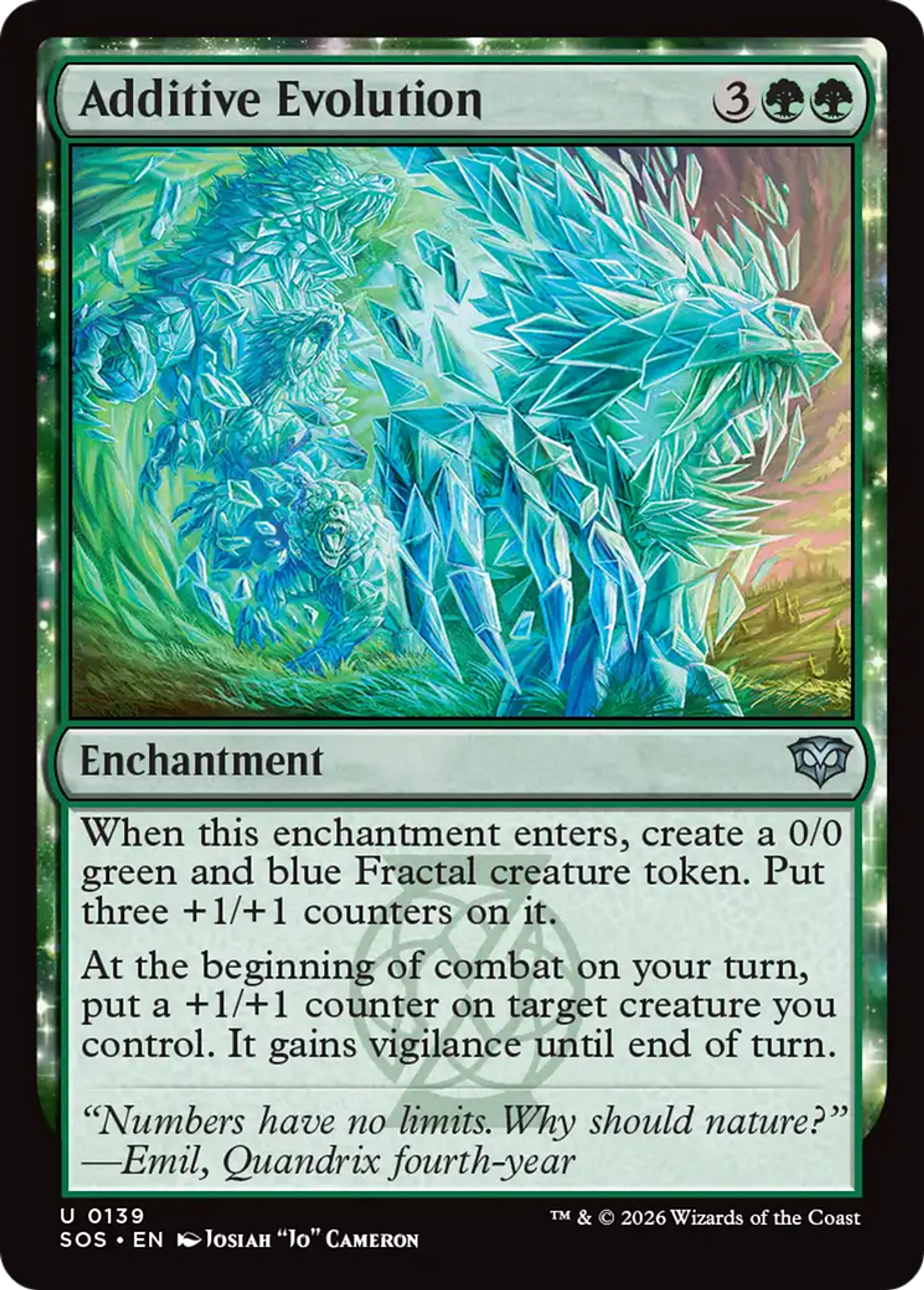 Évolution additive — Secrets of Strixhaven — Magic: The Gathering