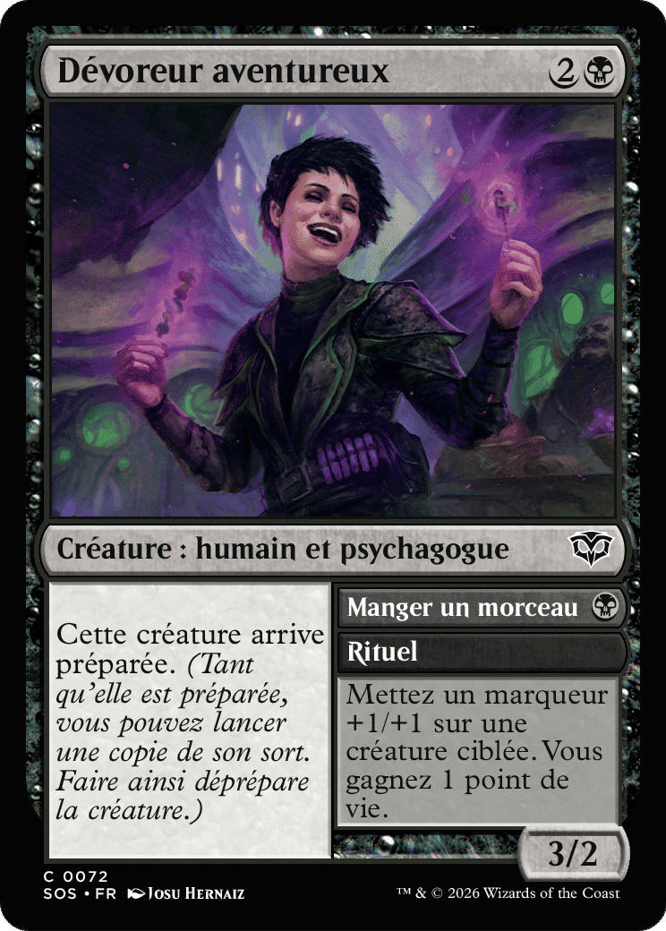 Dévoreur aventureux // Have a Bite — Secrets of Strixhaven — Magic: The Gathering