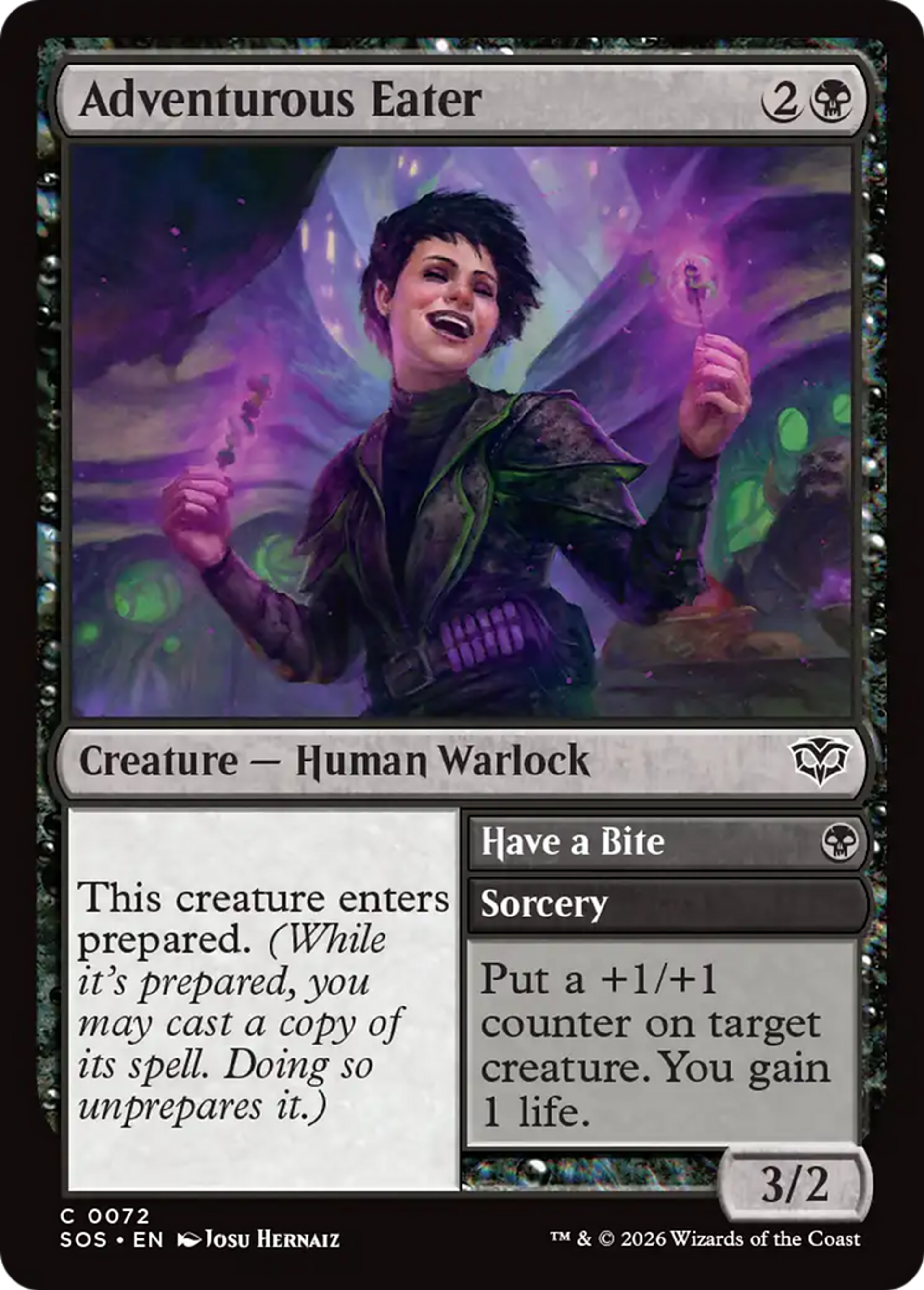 Adventurous Eater // Have a Bite — Secrets of Strixhaven — Magic: The Gathering
