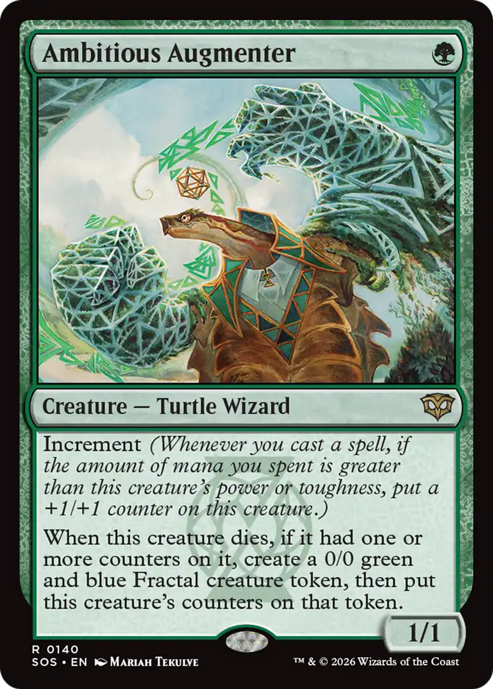 Ambitious Augmenter — Secrets of Strixhaven — Magic: The Gathering