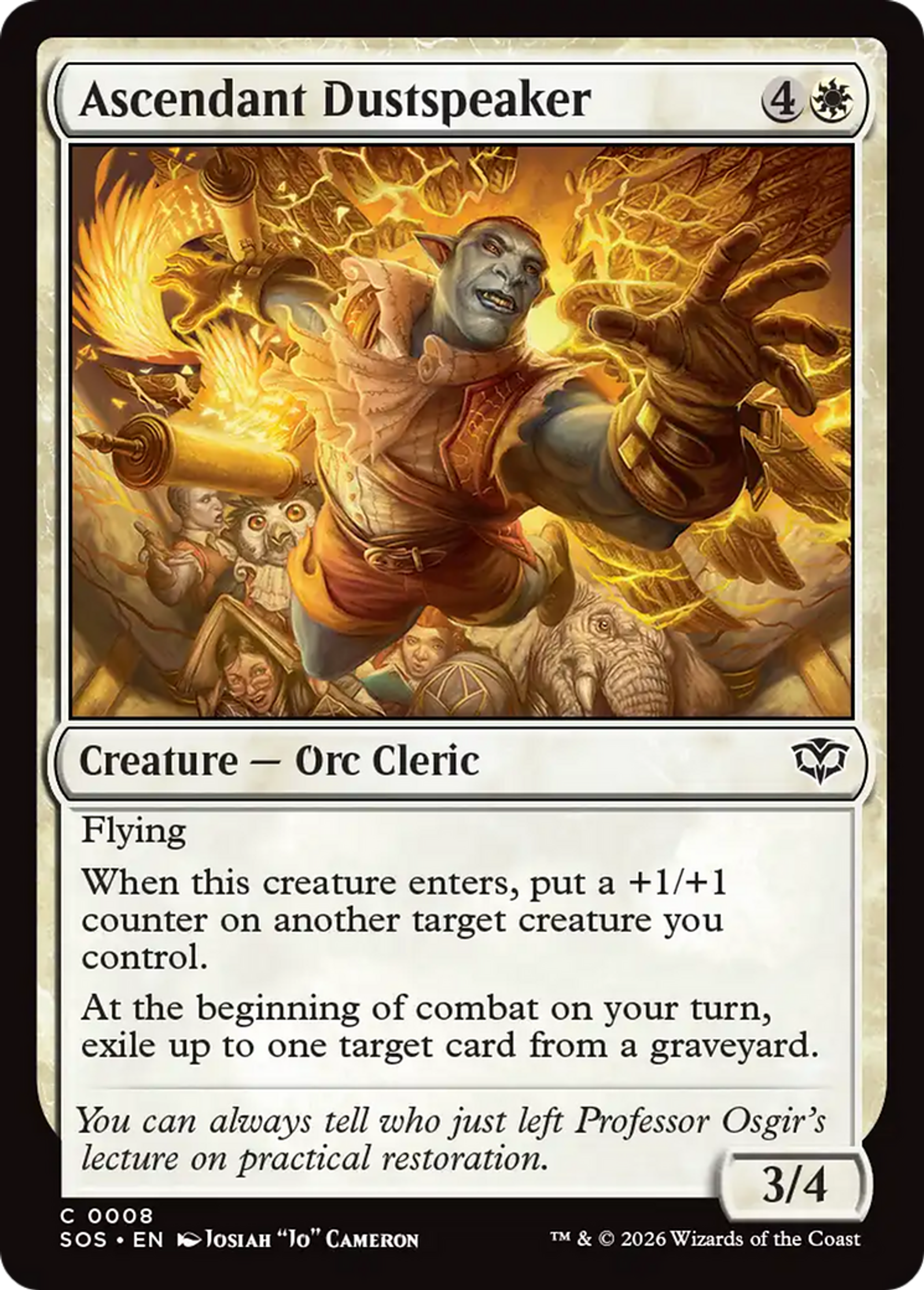 Ascendant Dustspeaker — Secrets of Strixhaven — Magic: The Gathering