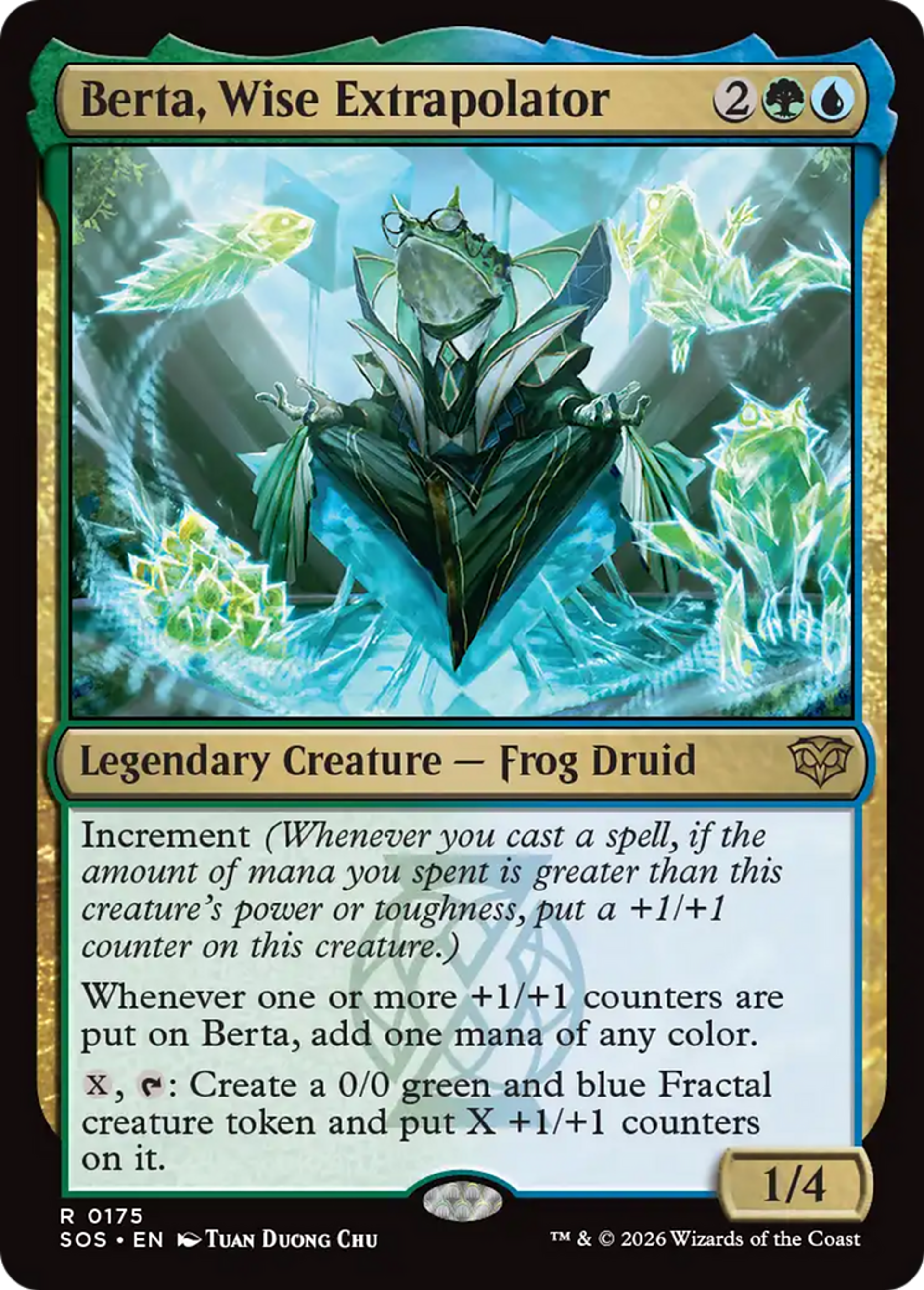 Berta, Wise Extrapolator — Secrets of Strixhaven — Magic: The Gathering