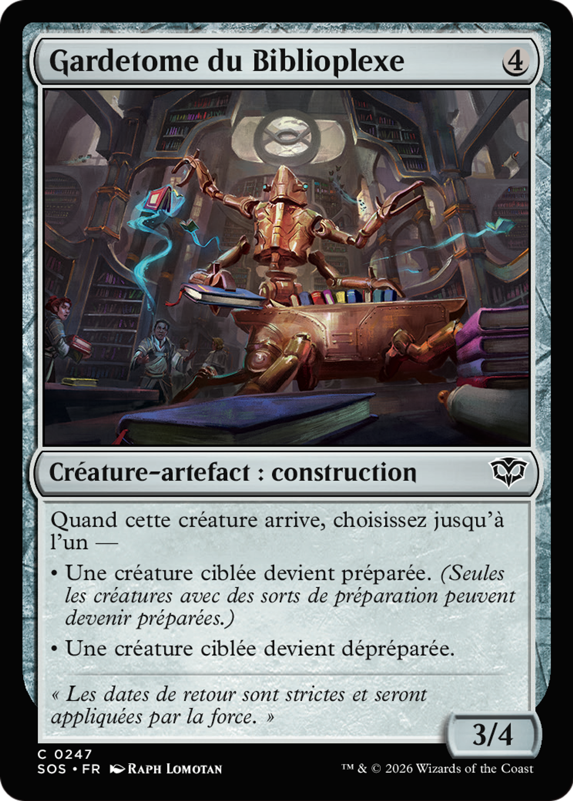 Gardetome du Biblioplexe — Secrets of Strixhaven — Magic: The Gathering