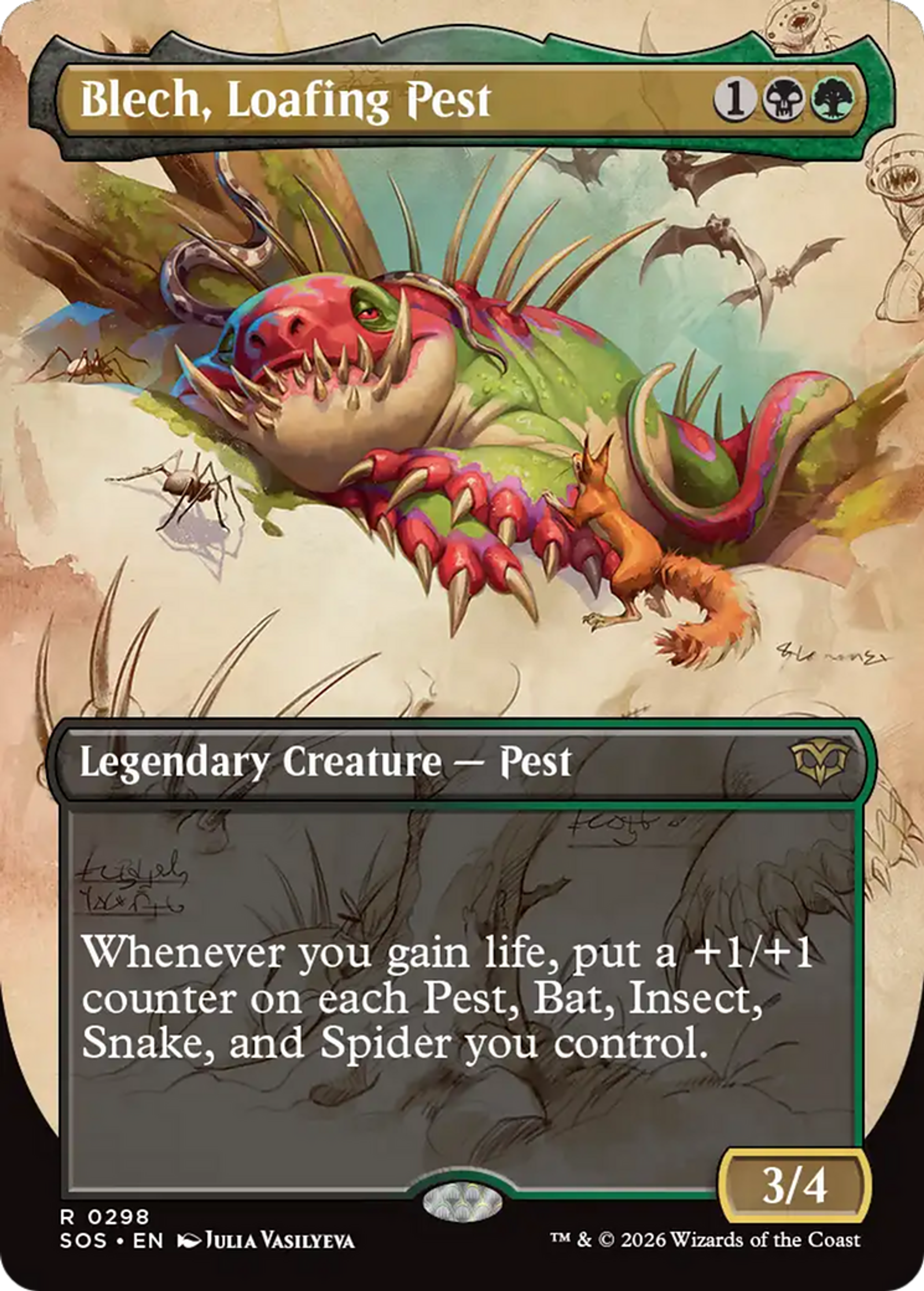 Blech, nuisible méprisant — Secrets of Strixhaven — Magic: The Gathering