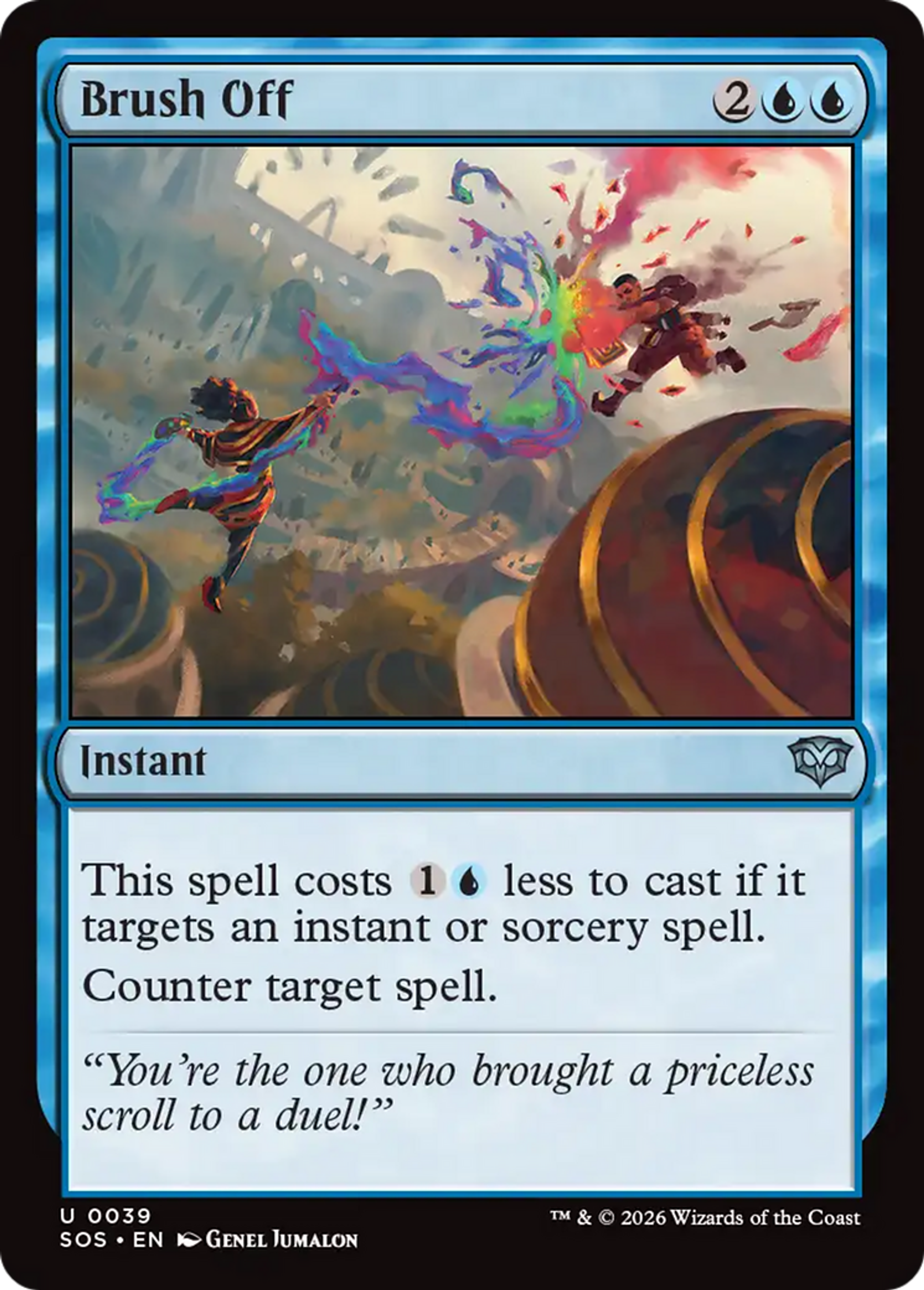 À pinceaux tirés — Secrets of Strixhaven — Magic: The Gathering