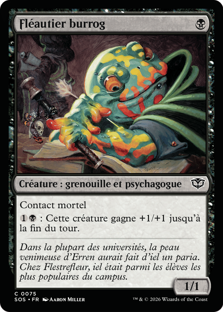 Fléautier burrog — Secrets of Strixhaven — Magic: The Gathering