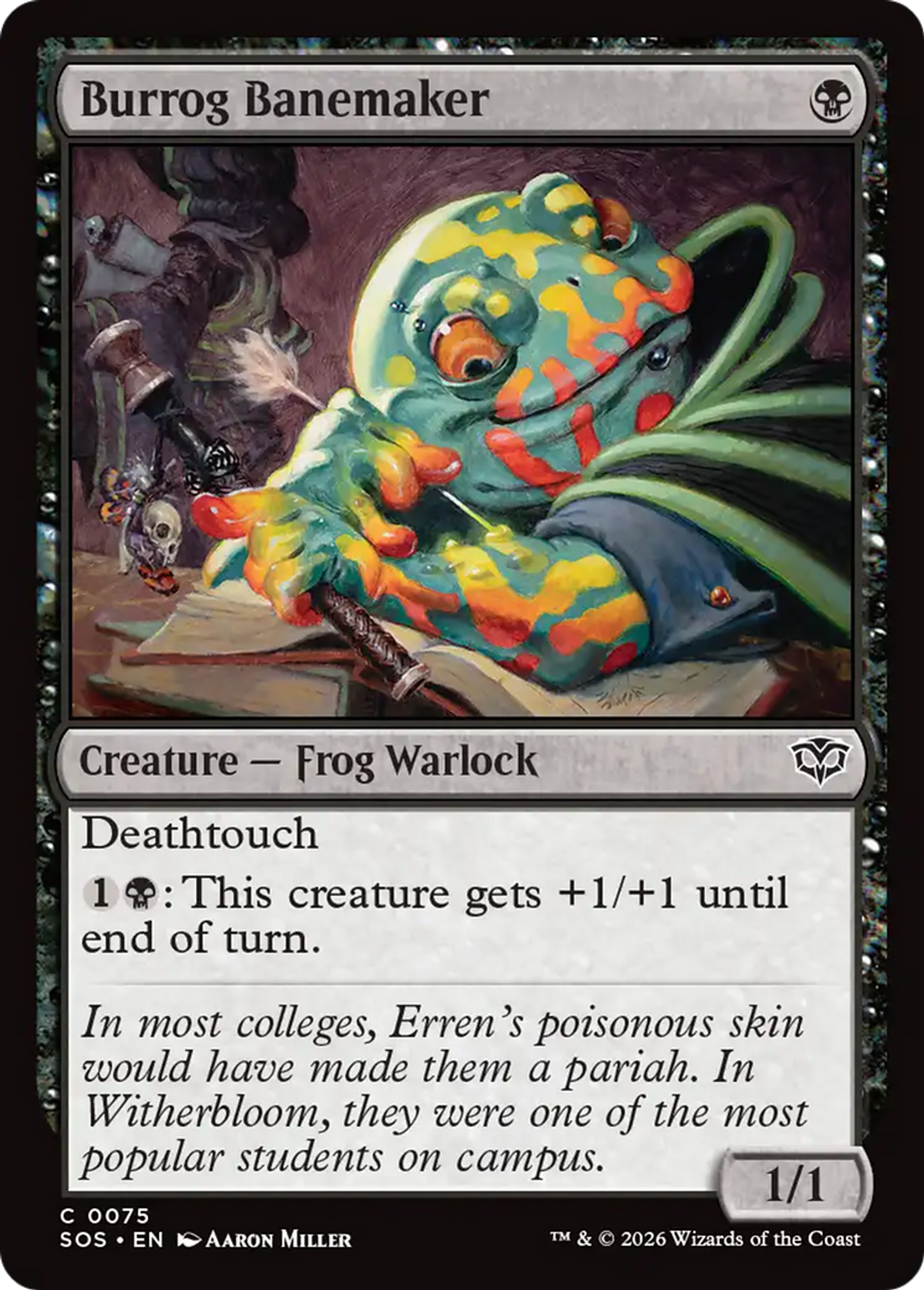 Burrog Banemaker — Secrets of Strixhaven — Magic: The Gathering