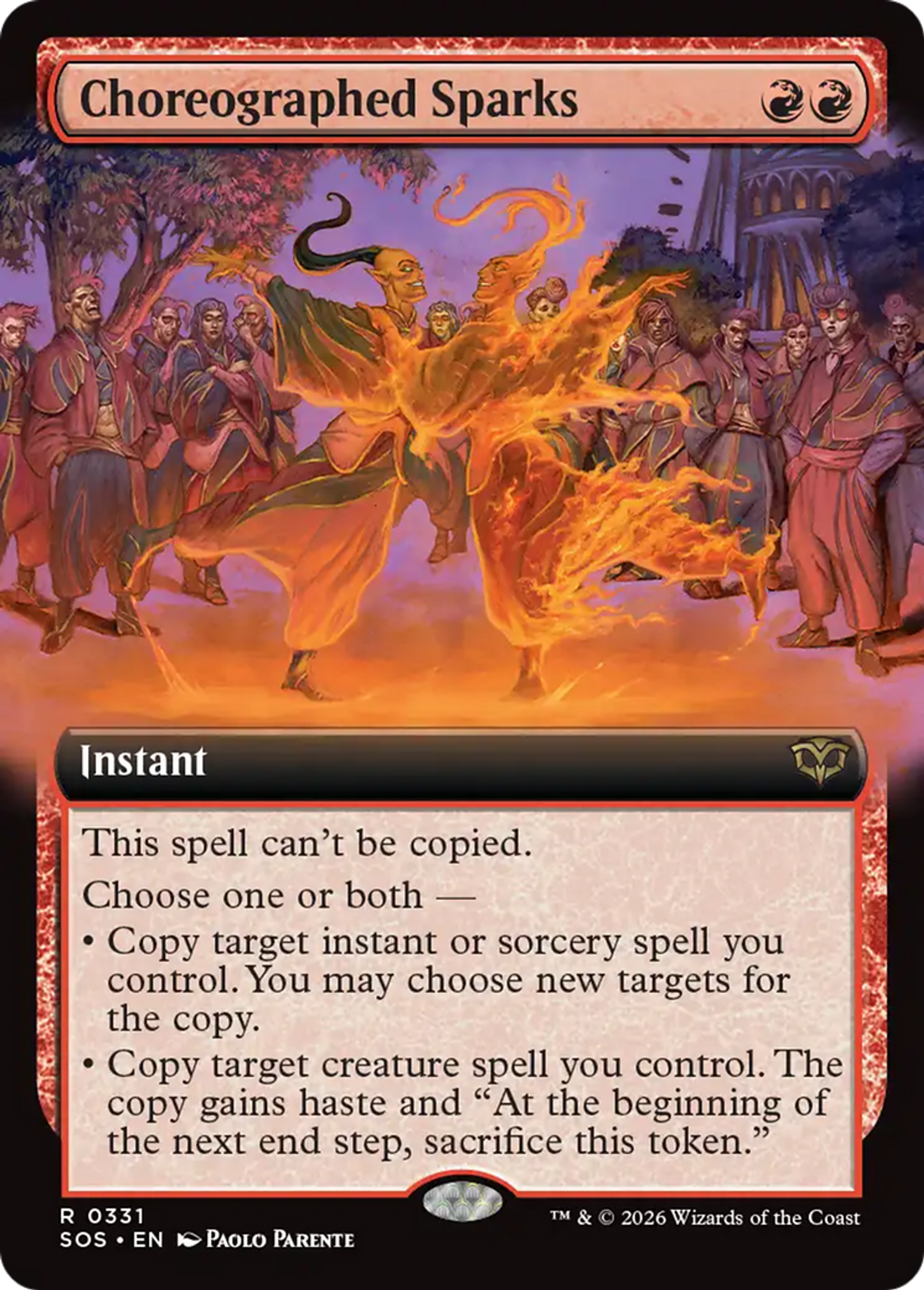 Étincelles chorégraphiées — Secrets of Strixhaven — Magic: The Gathering