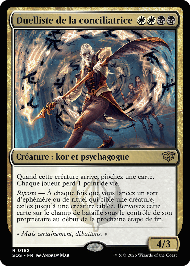 Duelliste de la conciliatrice — Secrets of Strixhaven — Magic: The Gathering