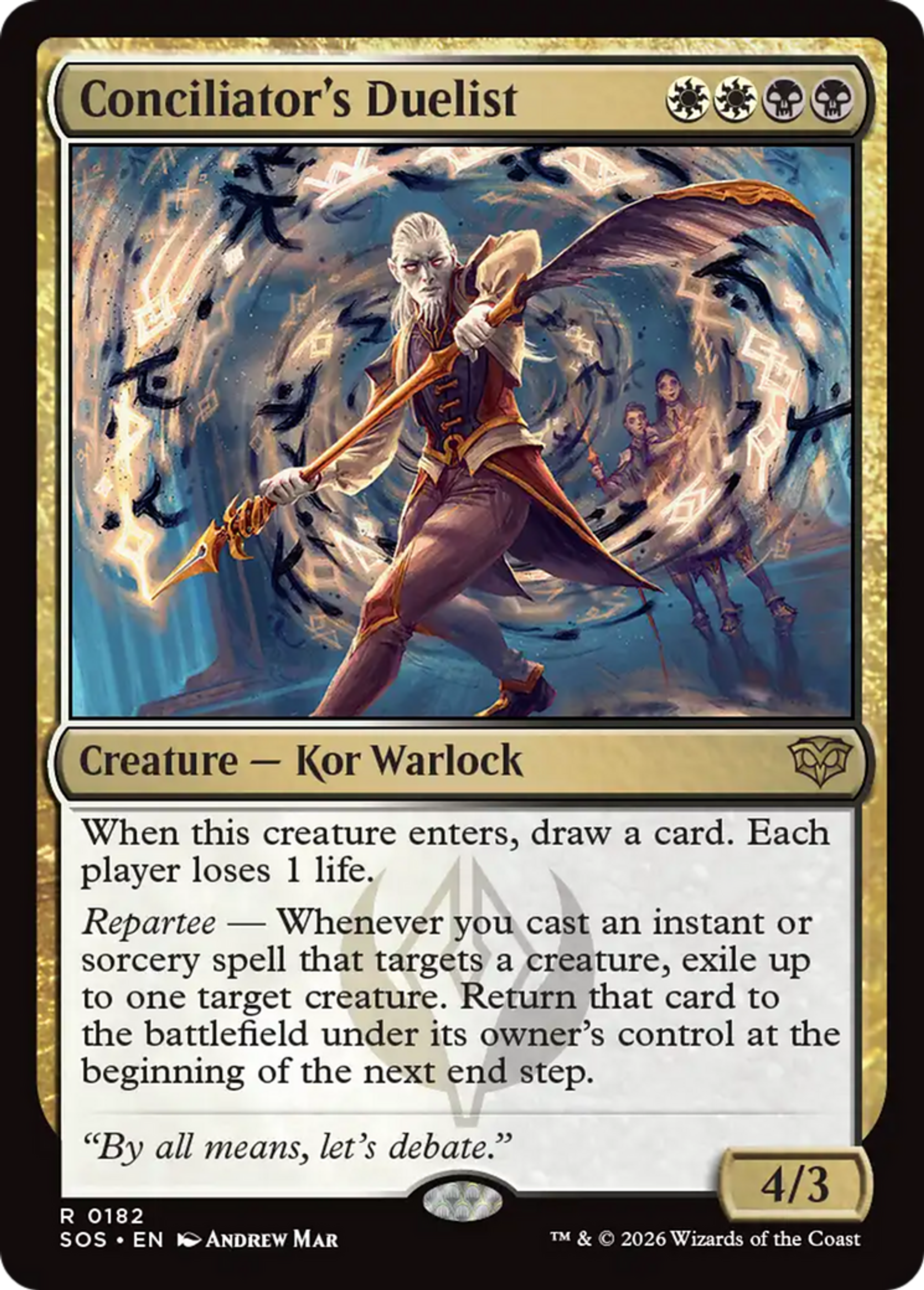 Conciliator's Duelist — Secrets of Strixhaven — Magic: The Gathering