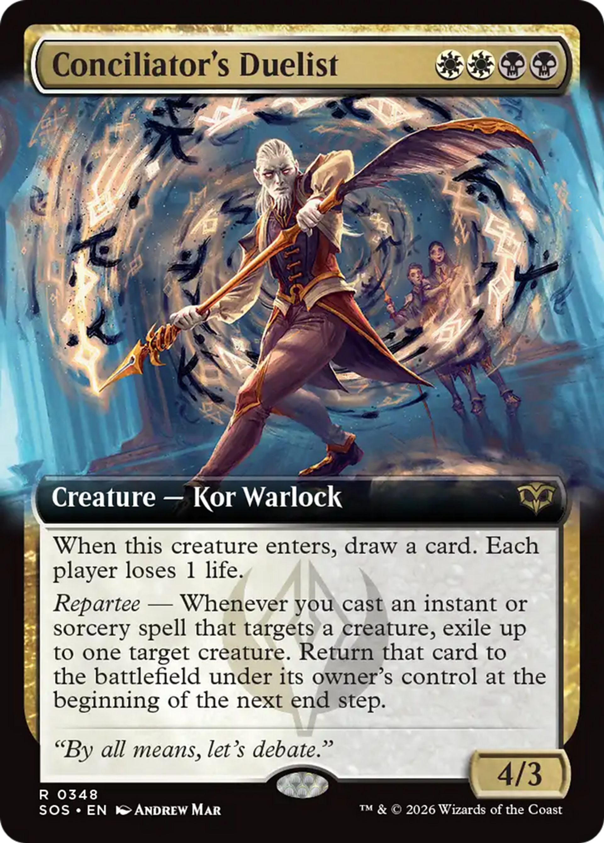 Duelliste de la conciliatrice — Secrets of Strixhaven — Magic: The Gathering