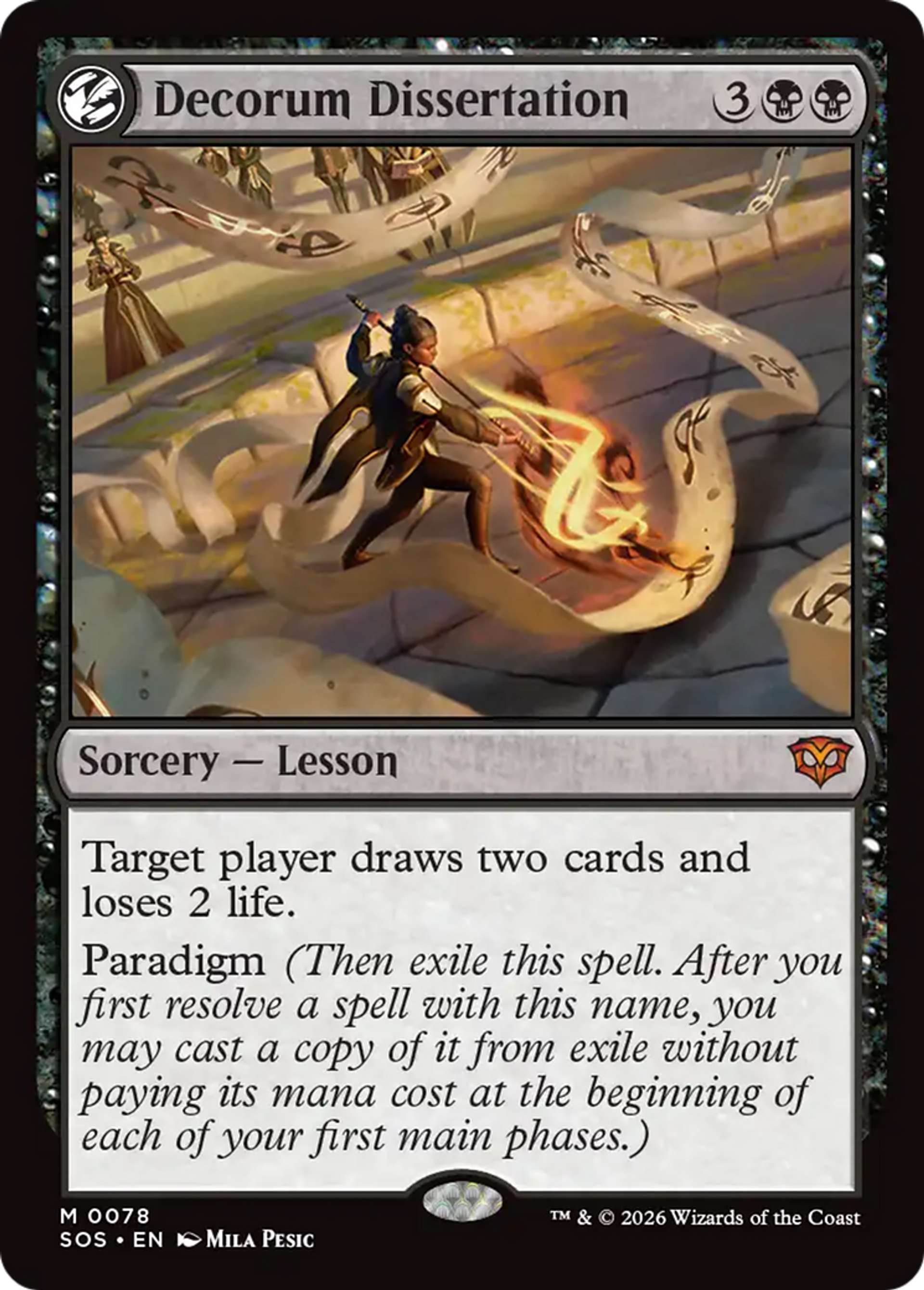 Decorum Dissertation — Secrets of Strixhaven — Magic: The Gathering