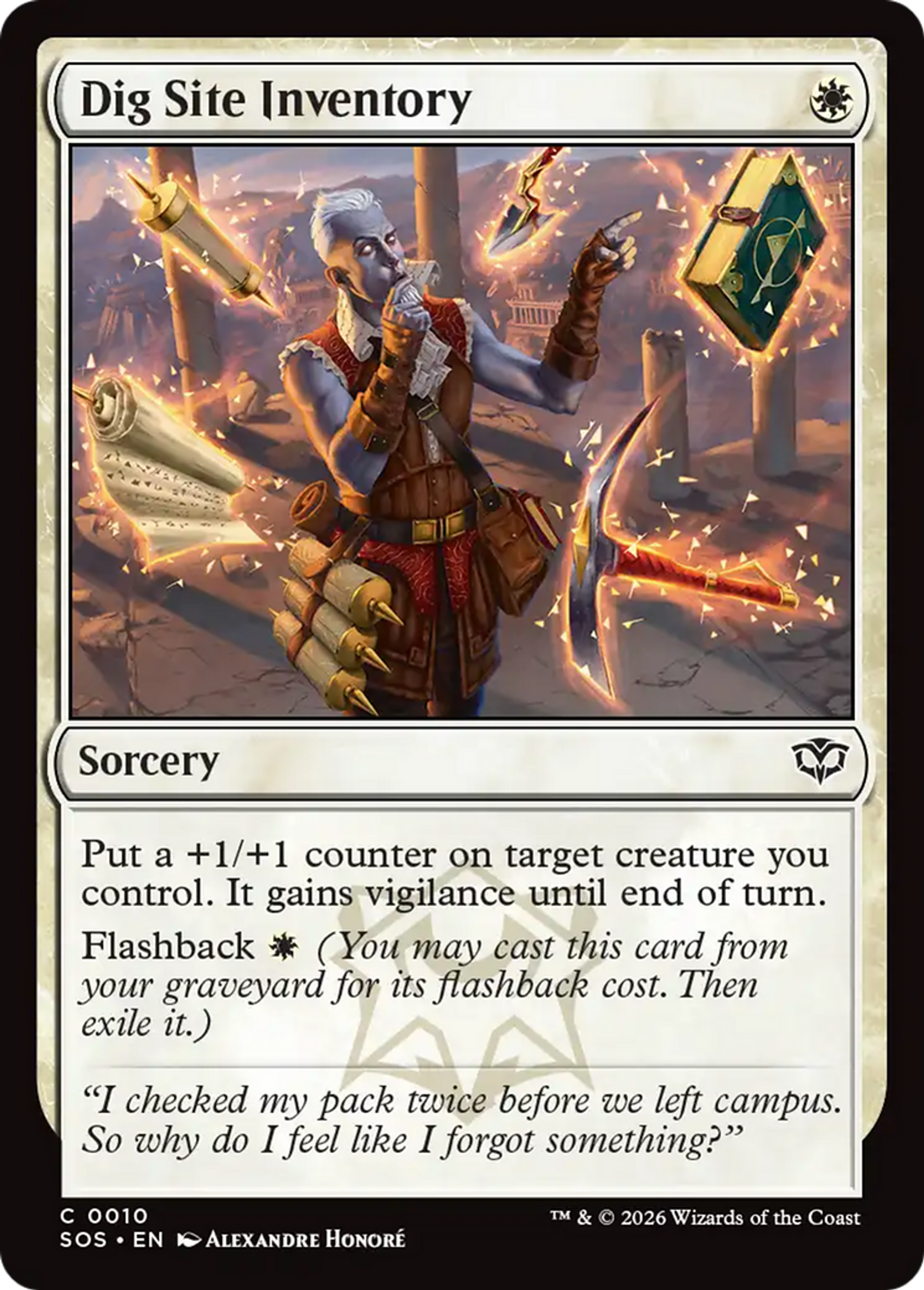Dig Site Inventory — Secrets of Strixhaven — Magic: The Gathering