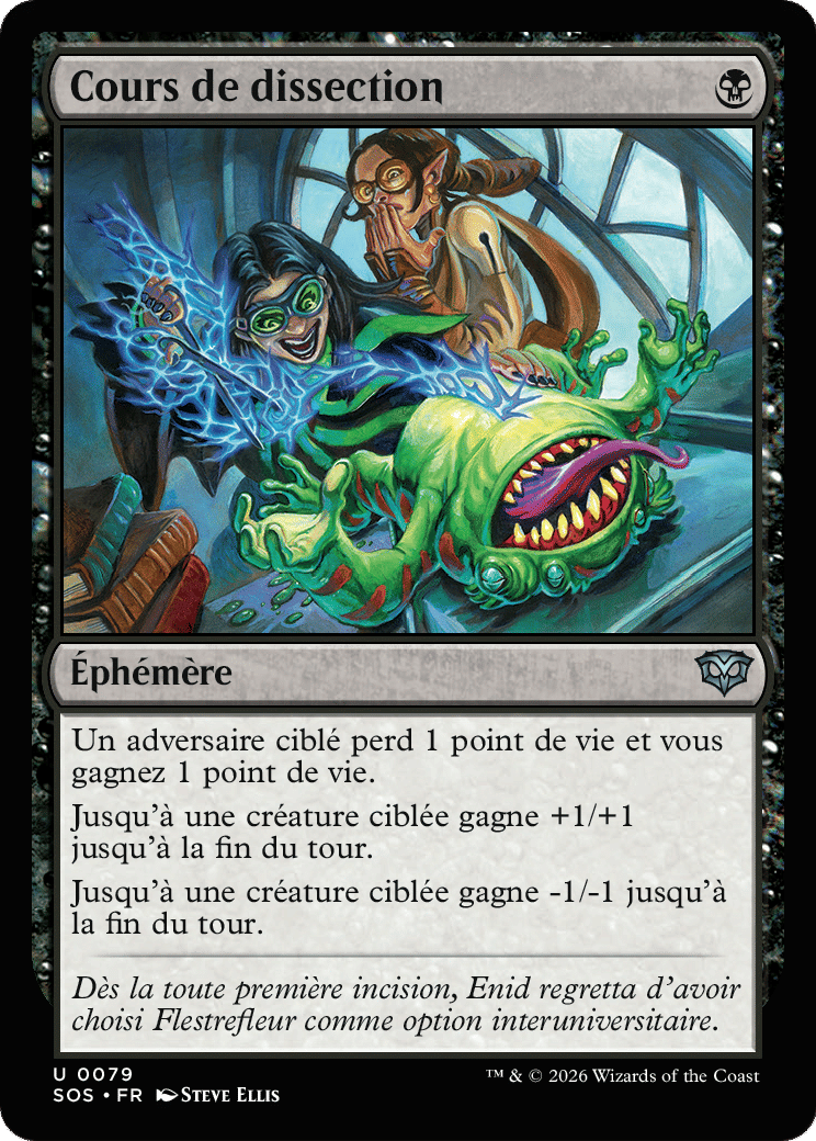 Cours de dissection — Secrets of Strixhaven — Magic: The Gathering