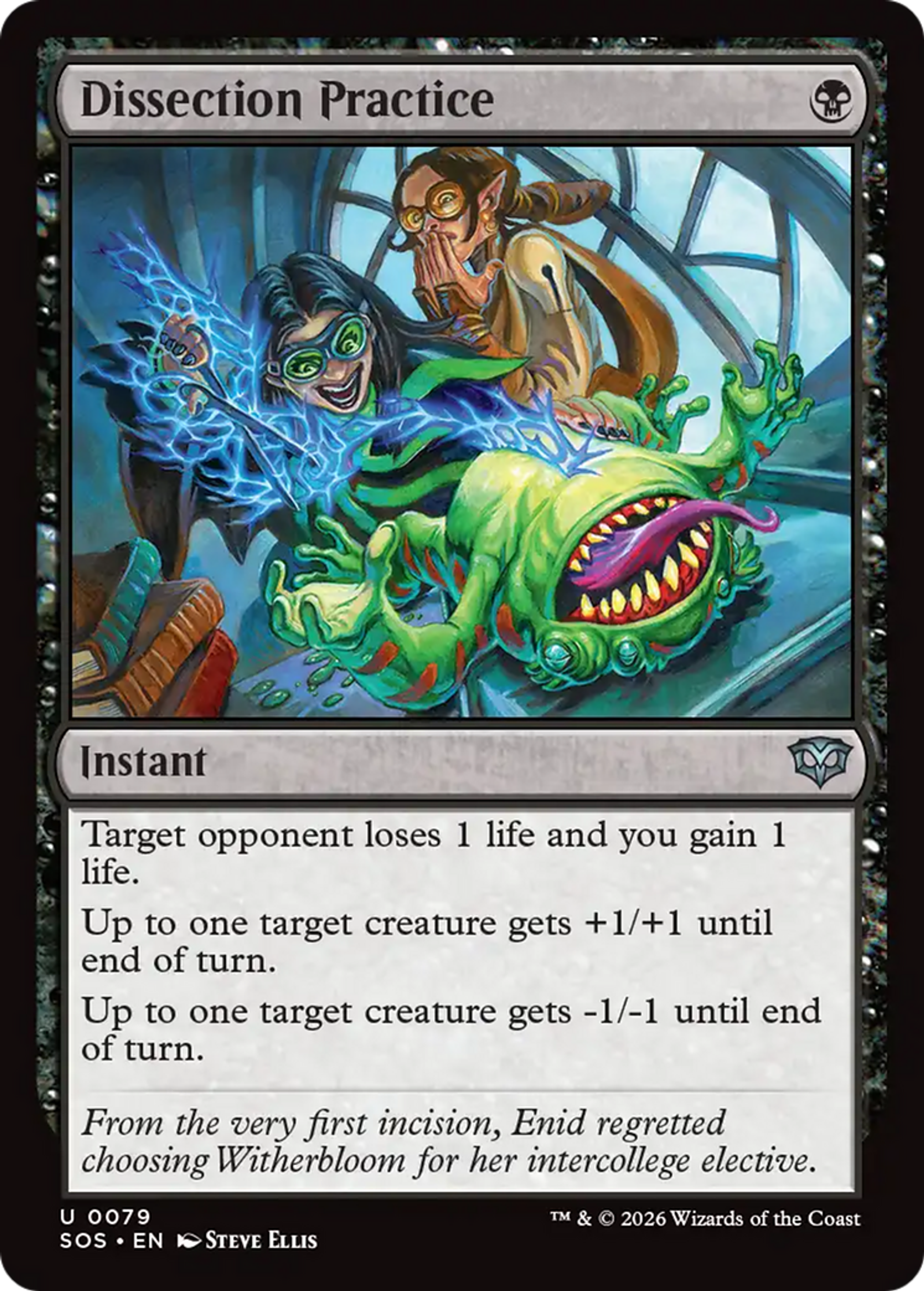 Dissection Practice — Secrets of Strixhaven — Magic: The Gathering