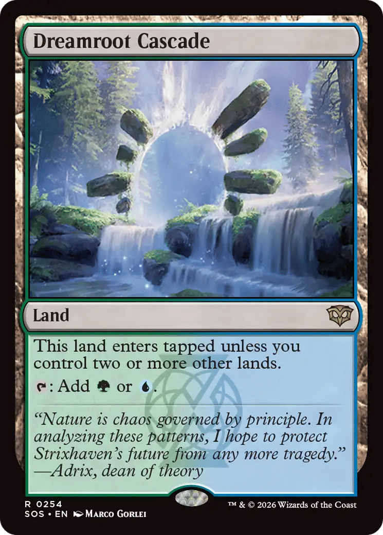 Dreamroot Cascade — Secrets of Strixhaven — Magic: The Gathering