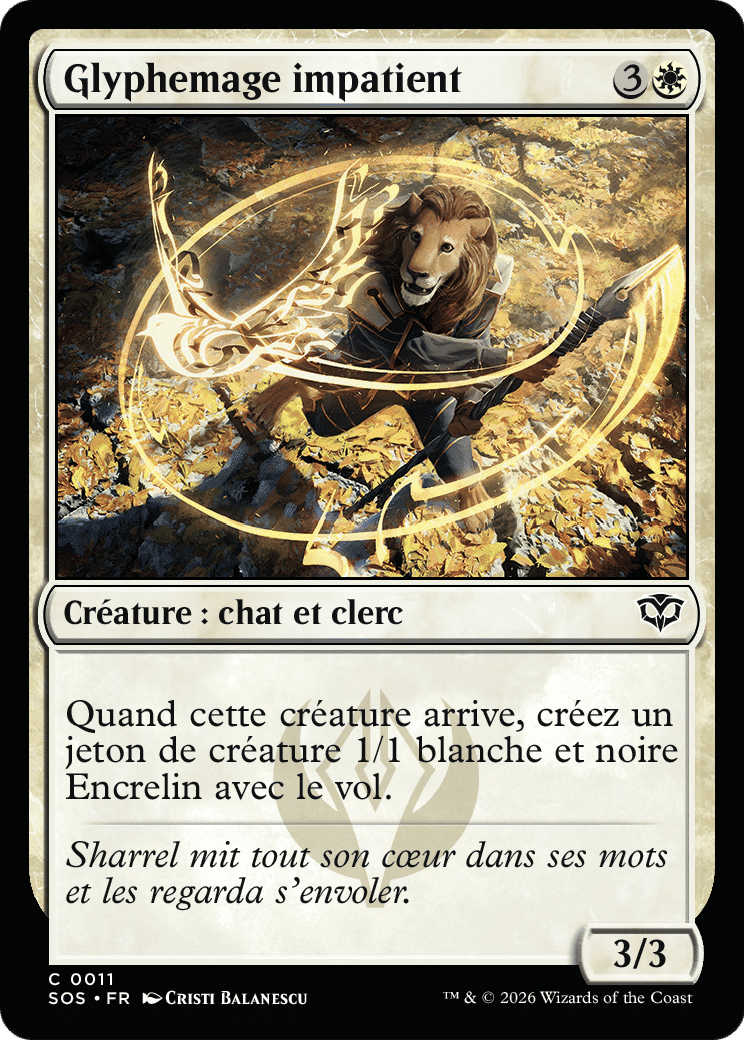 Glyphemage impatient — Secrets of Strixhaven — Magic: The Gathering
