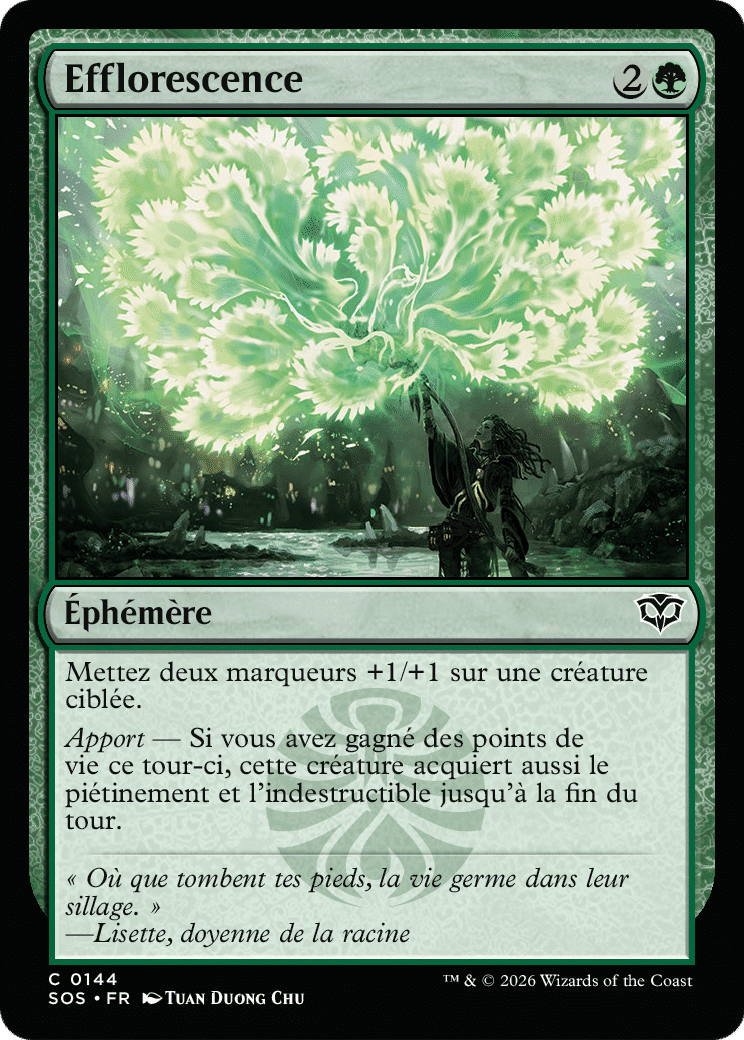 Efflorescence — Secrets of Strixhaven — Magic: The Gathering