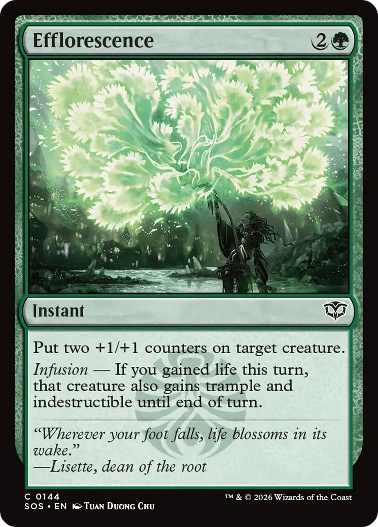 Efflorescence — Secrets of Strixhaven — Magic: The Gathering