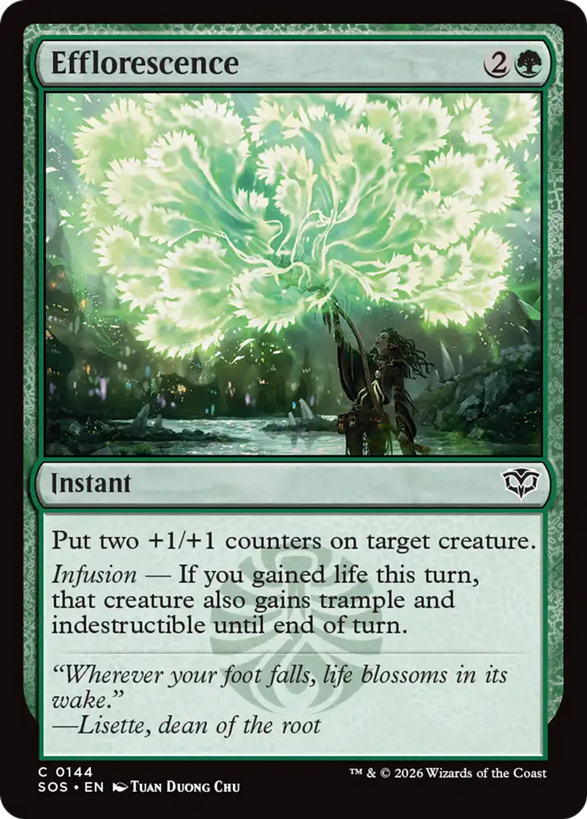 Efflorescence — Secrets of Strixhaven — Magic: The Gathering