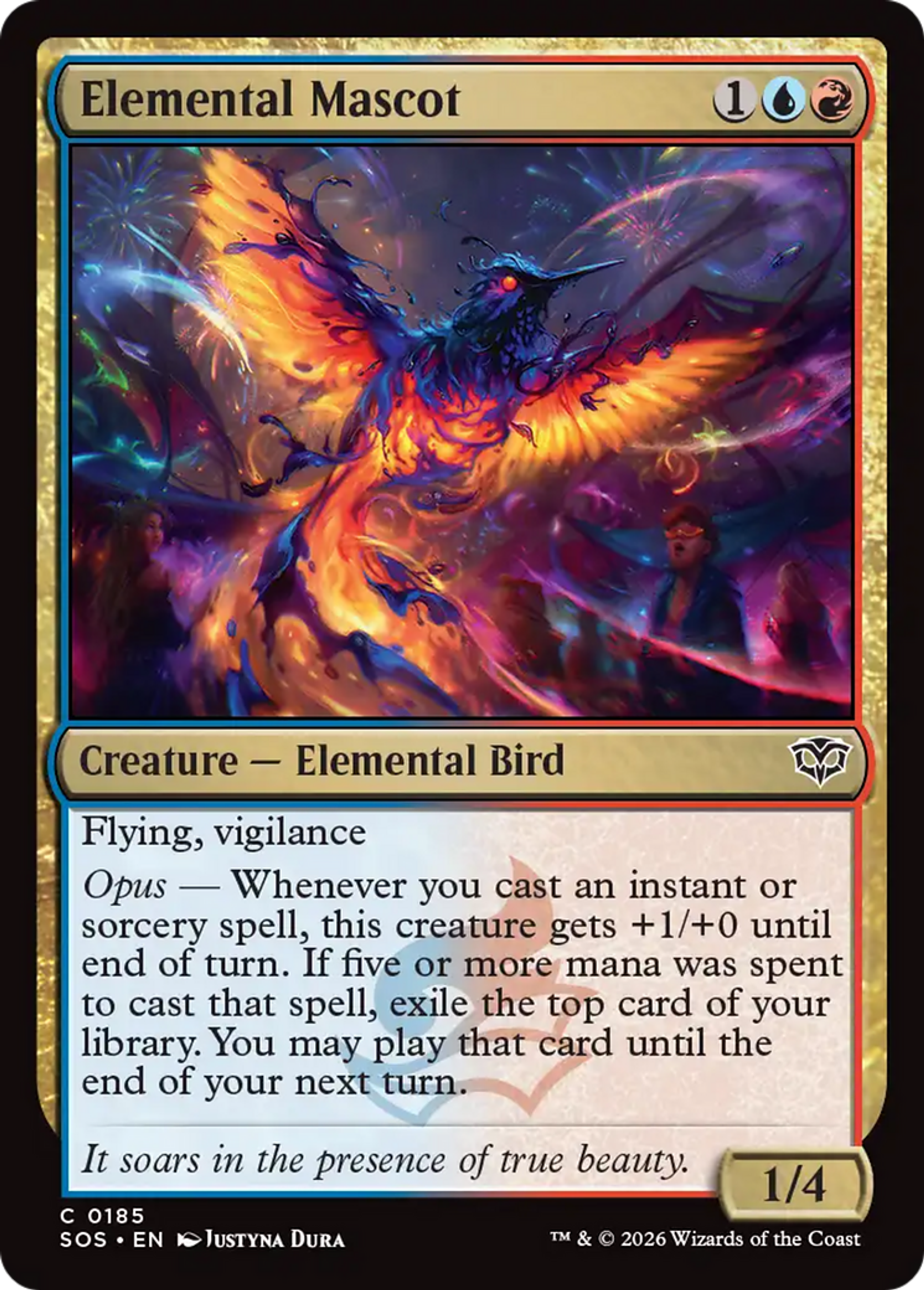Mascotte élémentaire — Secrets of Strixhaven — Magic: The Gathering