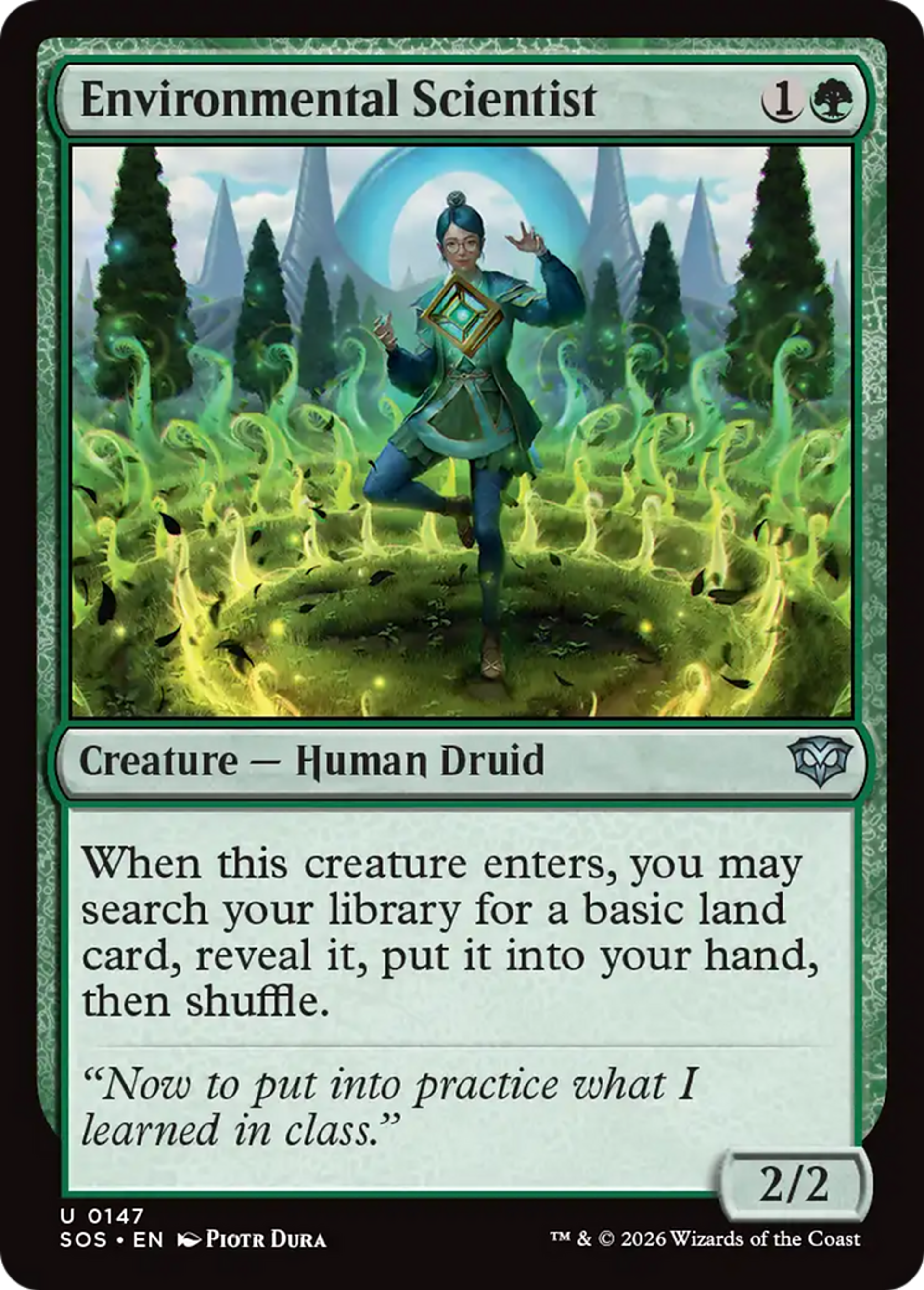 Scientifique environnemental — Secrets of Strixhaven — Magic: The Gathering