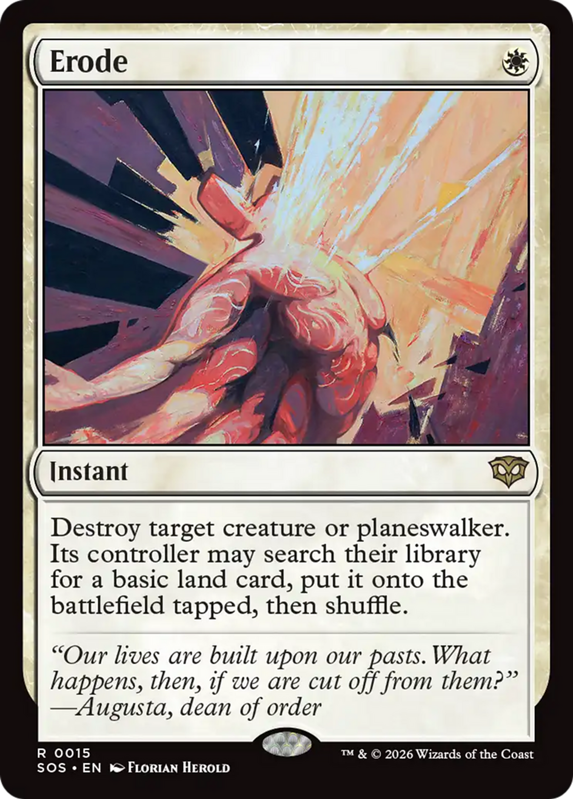 Erode — Secrets of Strixhaven — Magic: The Gathering
