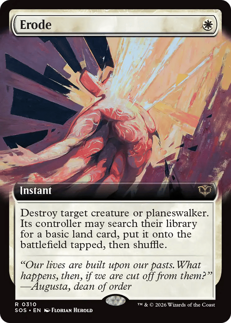 Erode — Secrets of Strixhaven — Magic: The Gathering