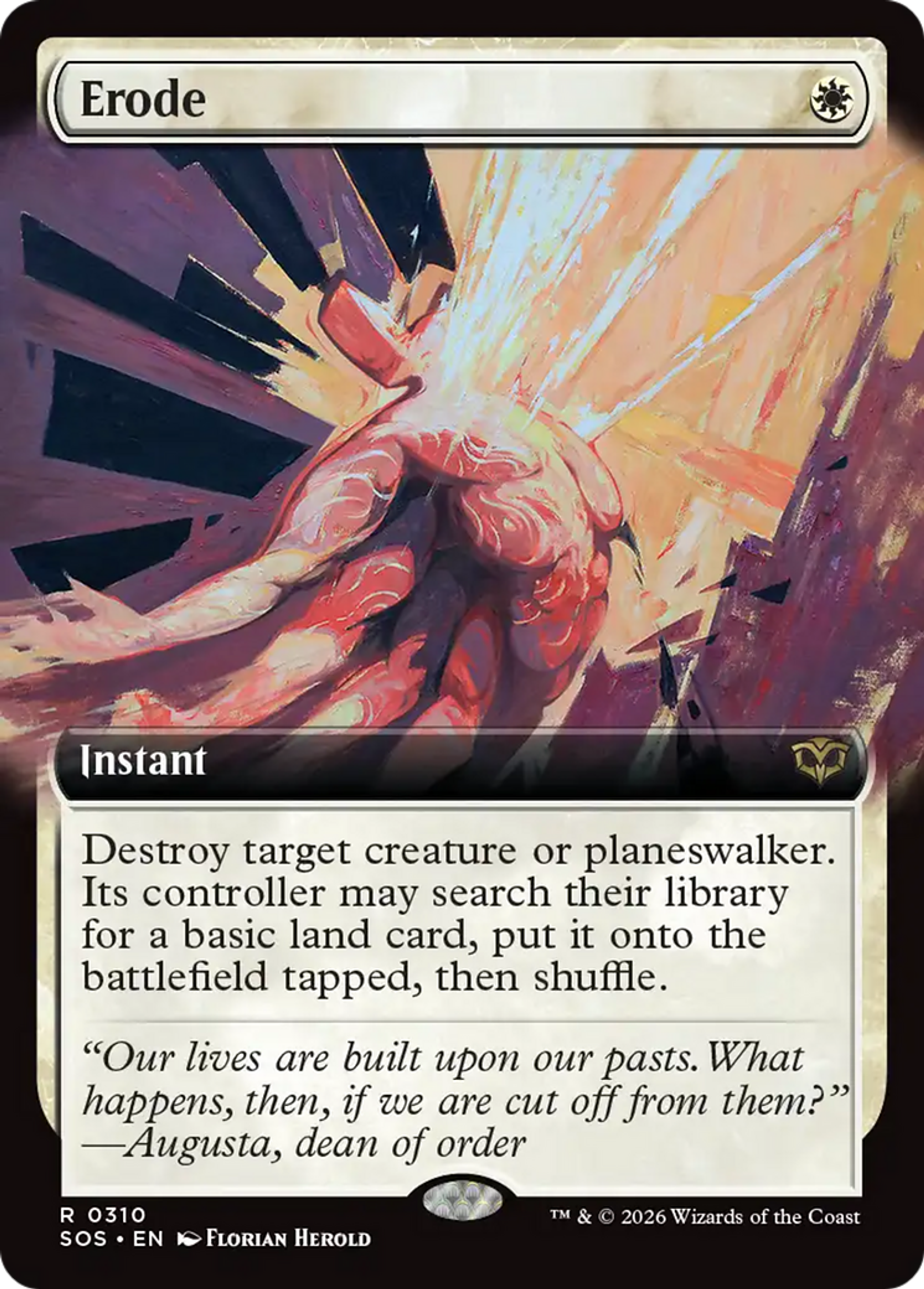 Erode — Secrets of Strixhaven — Magic: The Gathering