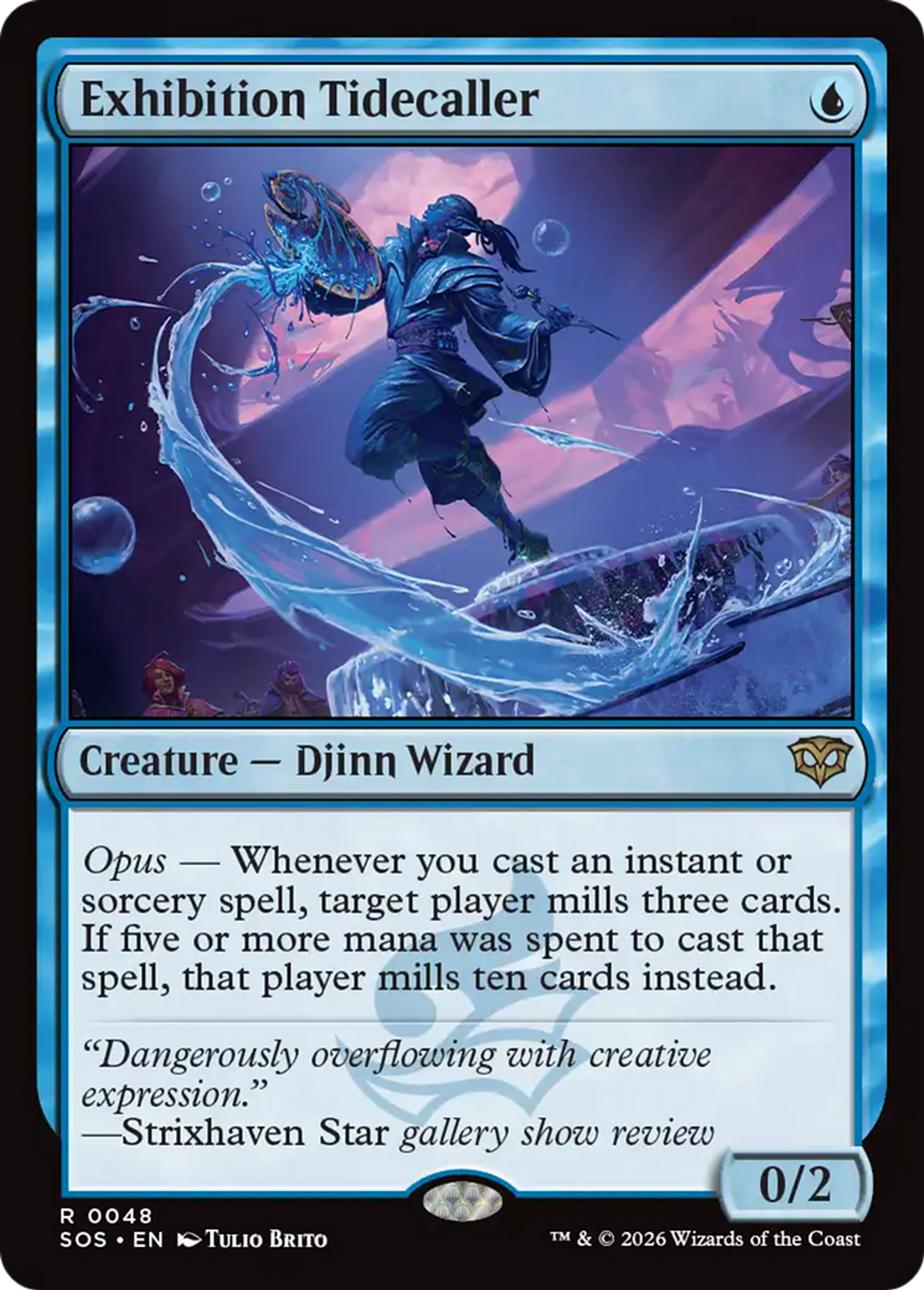 Meneur de vague de démonstration — Secrets of Strixhaven — Magic: The Gathering