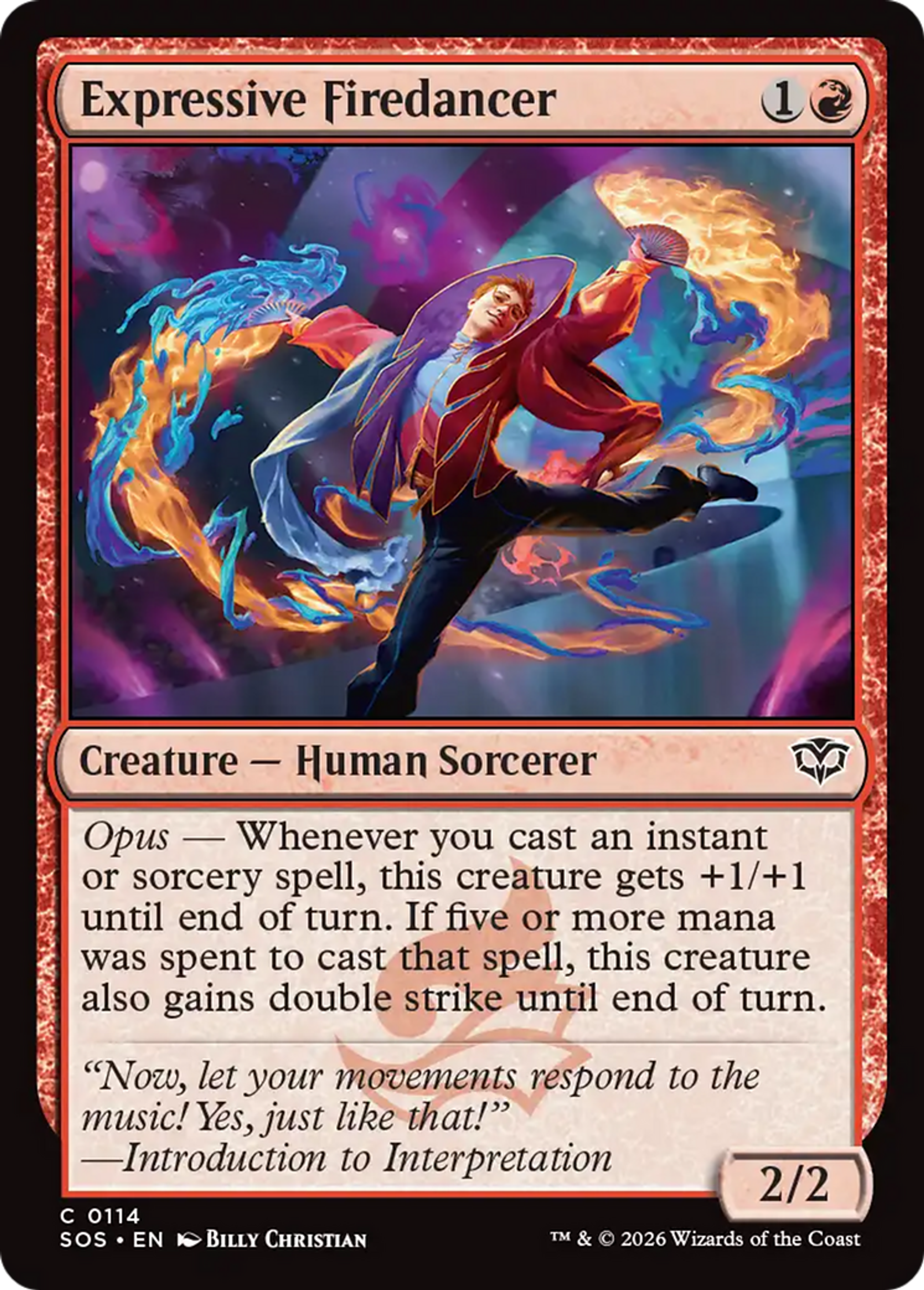 Expressive Firedancer — Secrets of Strixhaven — Magic: The Gathering