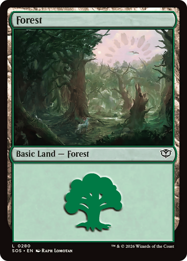Forest — Secrets of Strixhaven — Magic: The Gathering