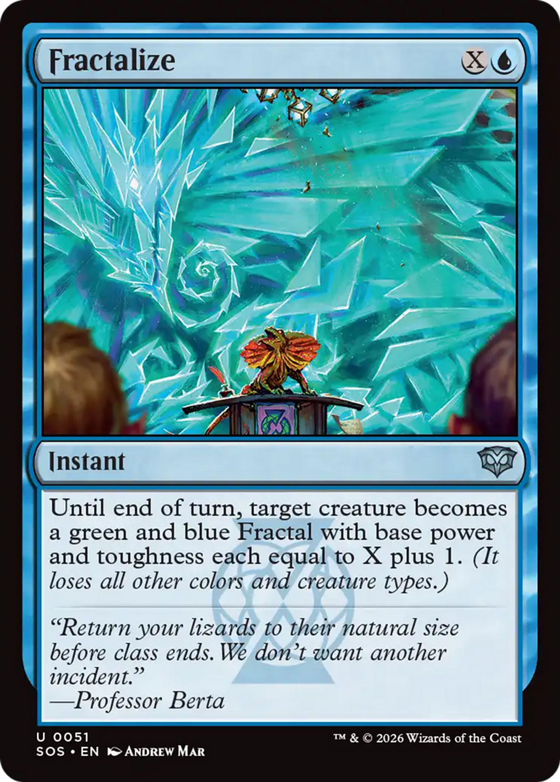 Fractalize — Secrets of Strixhaven — Magic: The Gathering