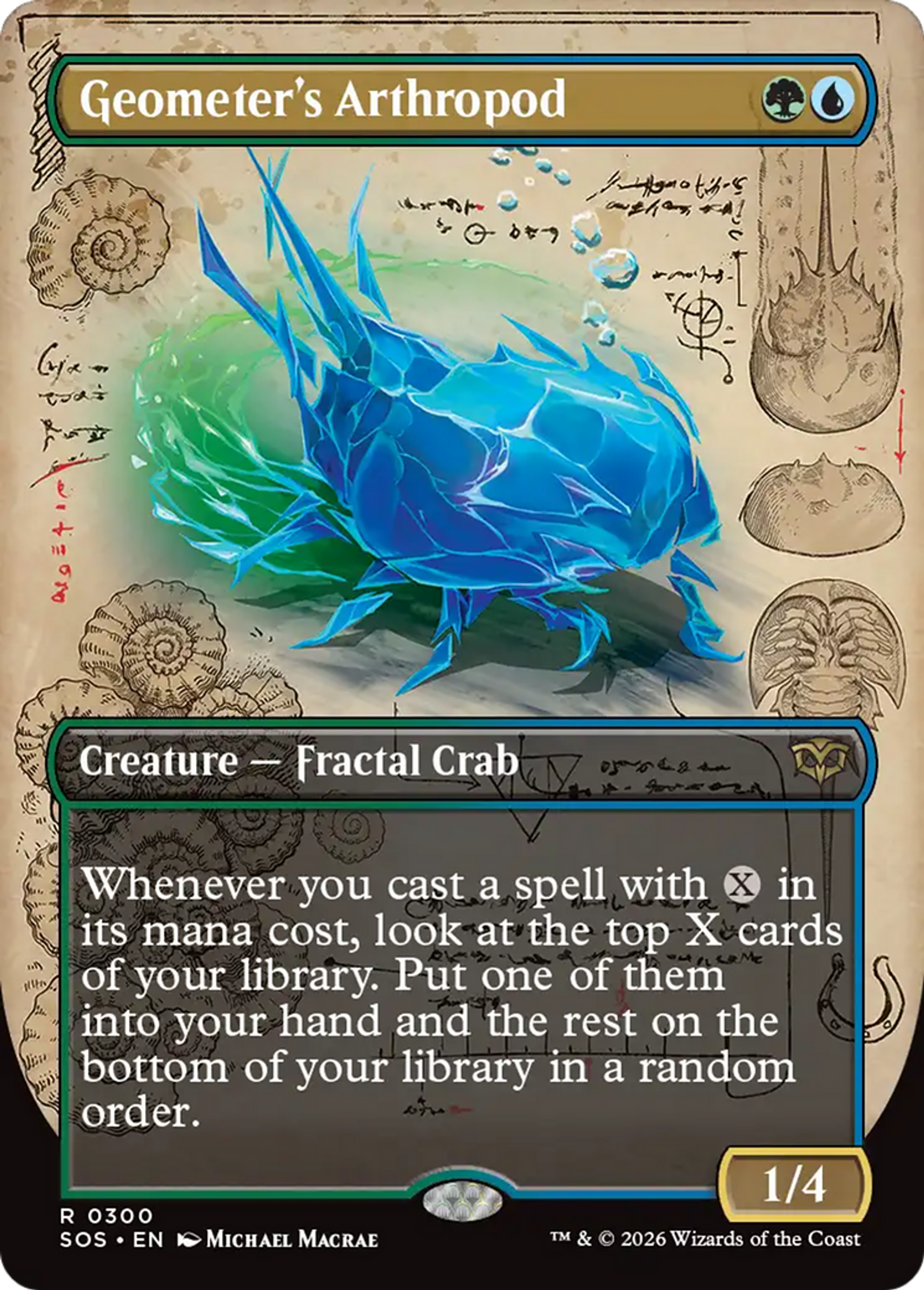 Arthropode du géomètre — Secrets of Strixhaven — Magic: The Gathering