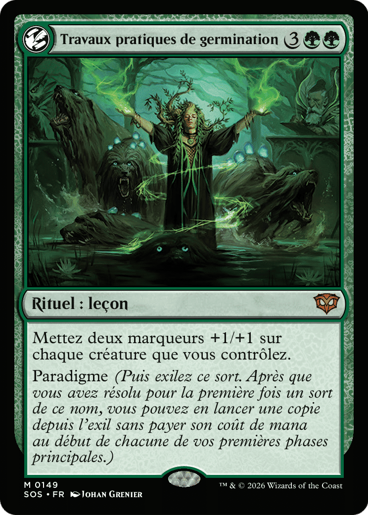 Travaux pratiques de germination — Secrets of Strixhaven — Magic: The Gathering