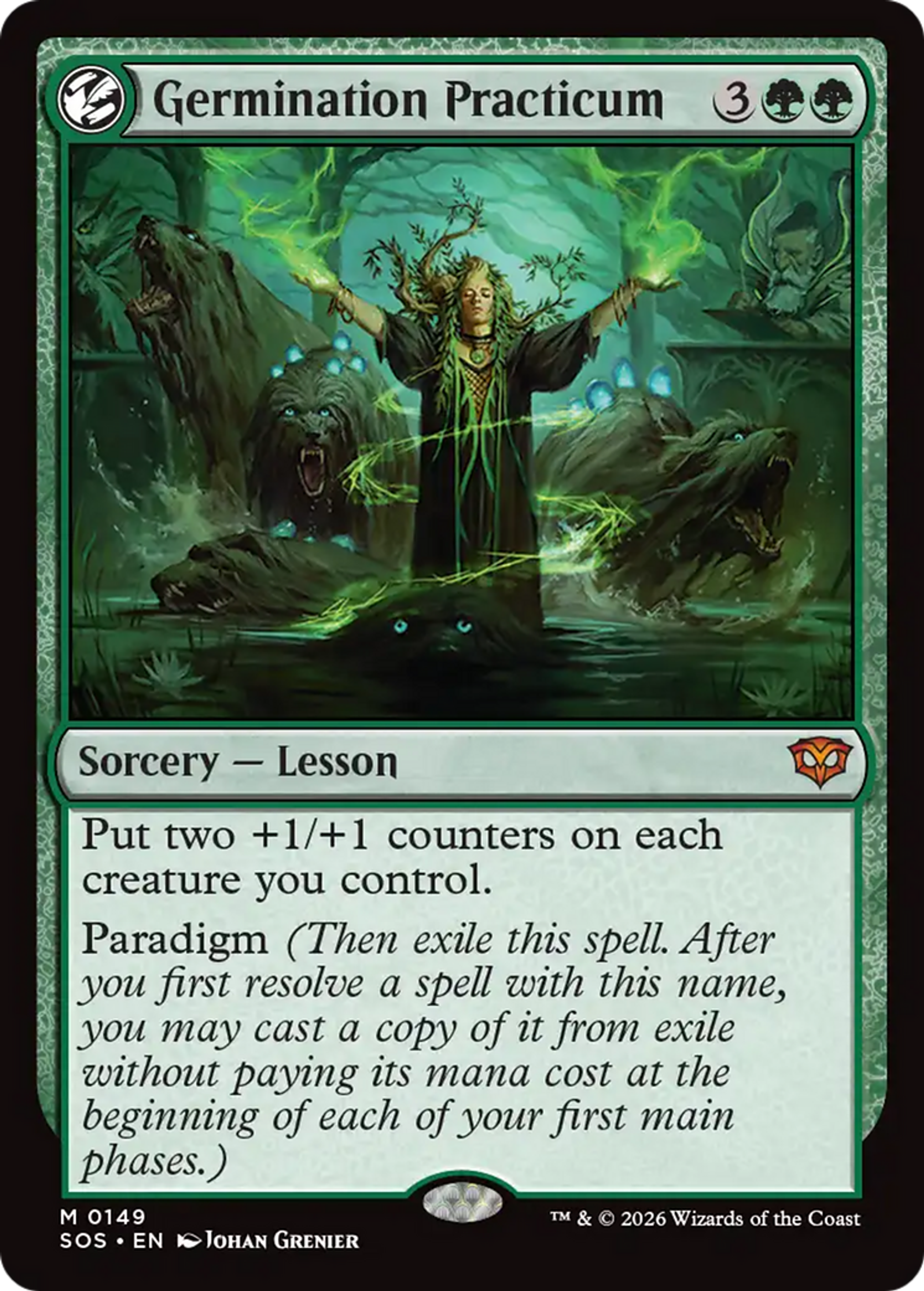 Germination Practicum — Secrets of Strixhaven — Magic: The Gathering