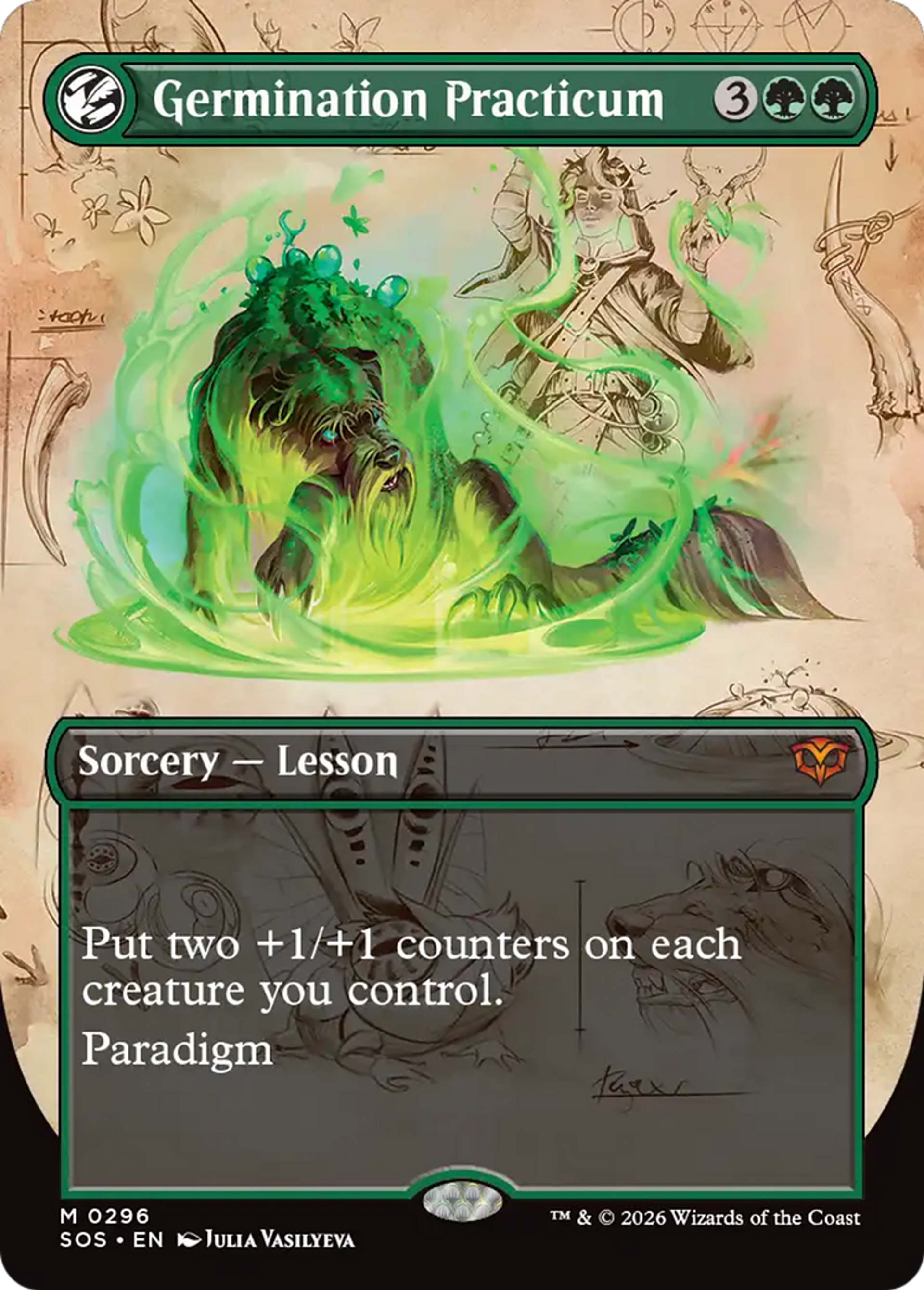 Travaux pratiques de germination — Secrets of Strixhaven — Magic: The Gathering
